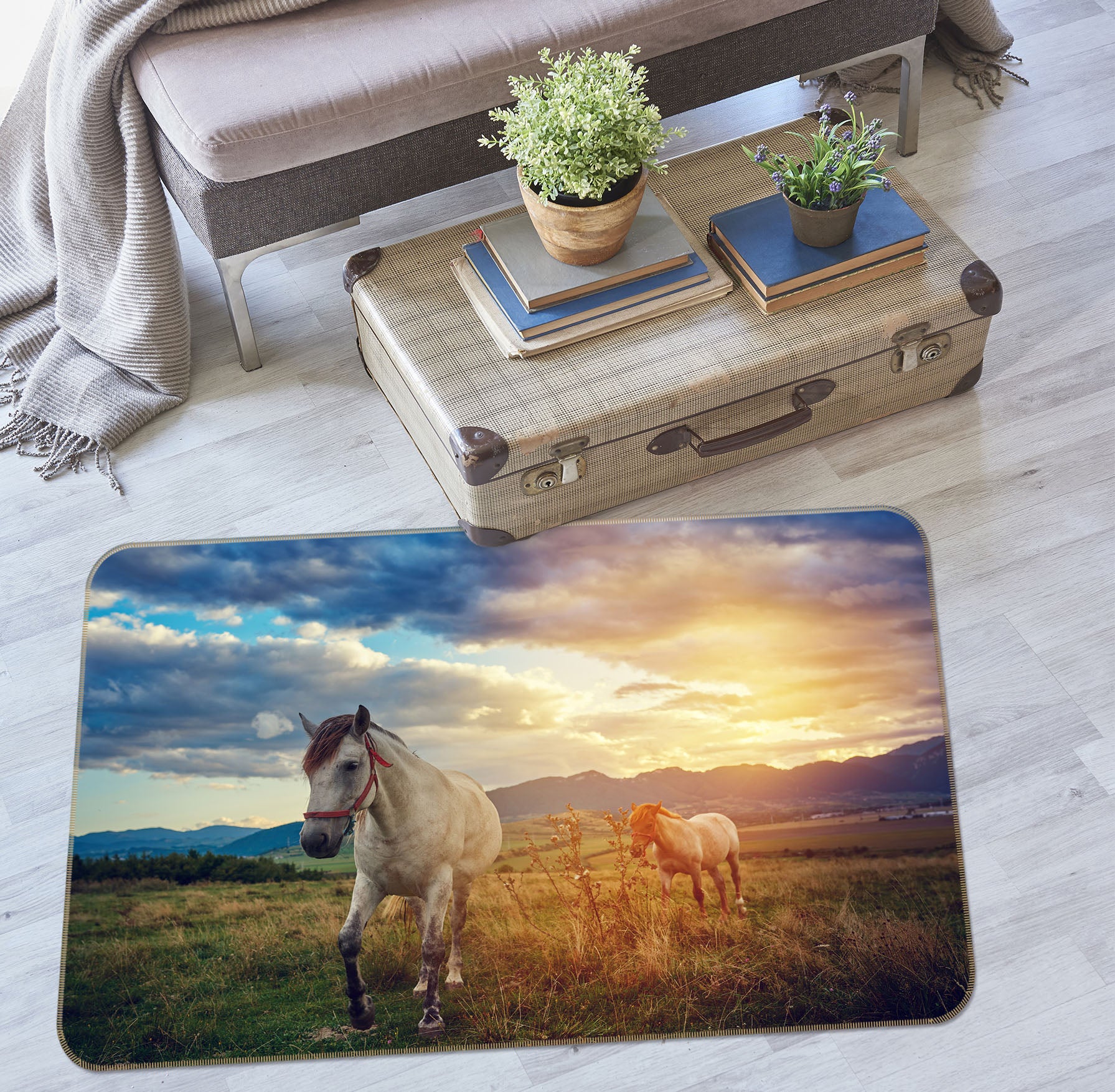 3D Horse 38126 Animal Non Slip Rug Mat