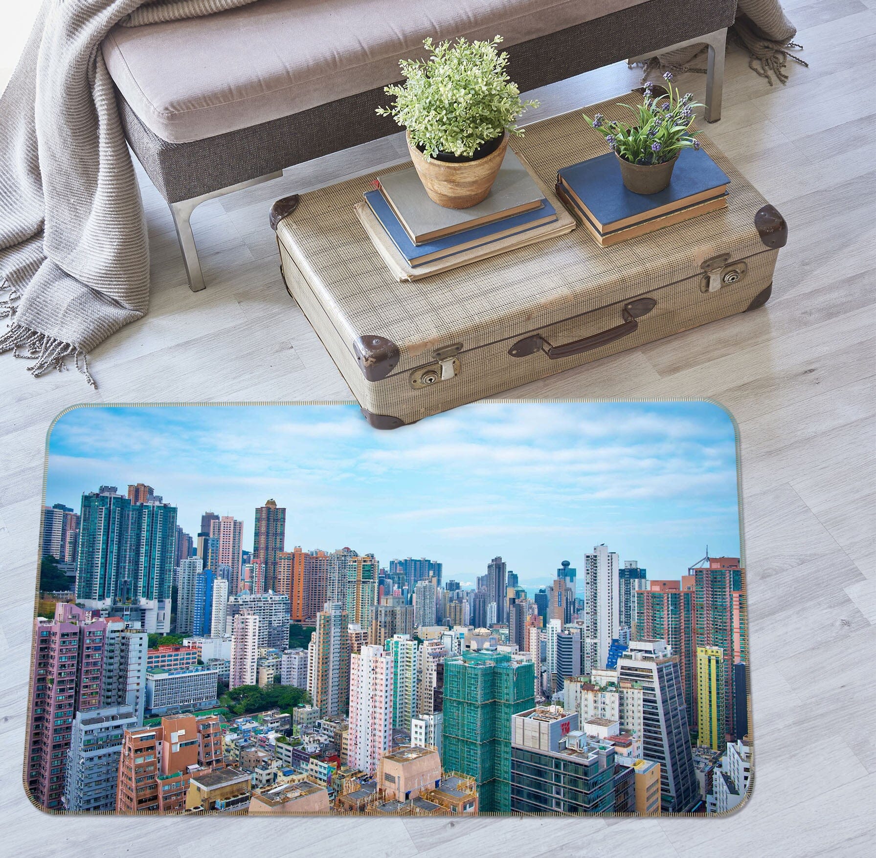 3D Tall Building 1105 Marco Carmassi Rug Non Slip Rug Mat Mat AJ Creativity Home 