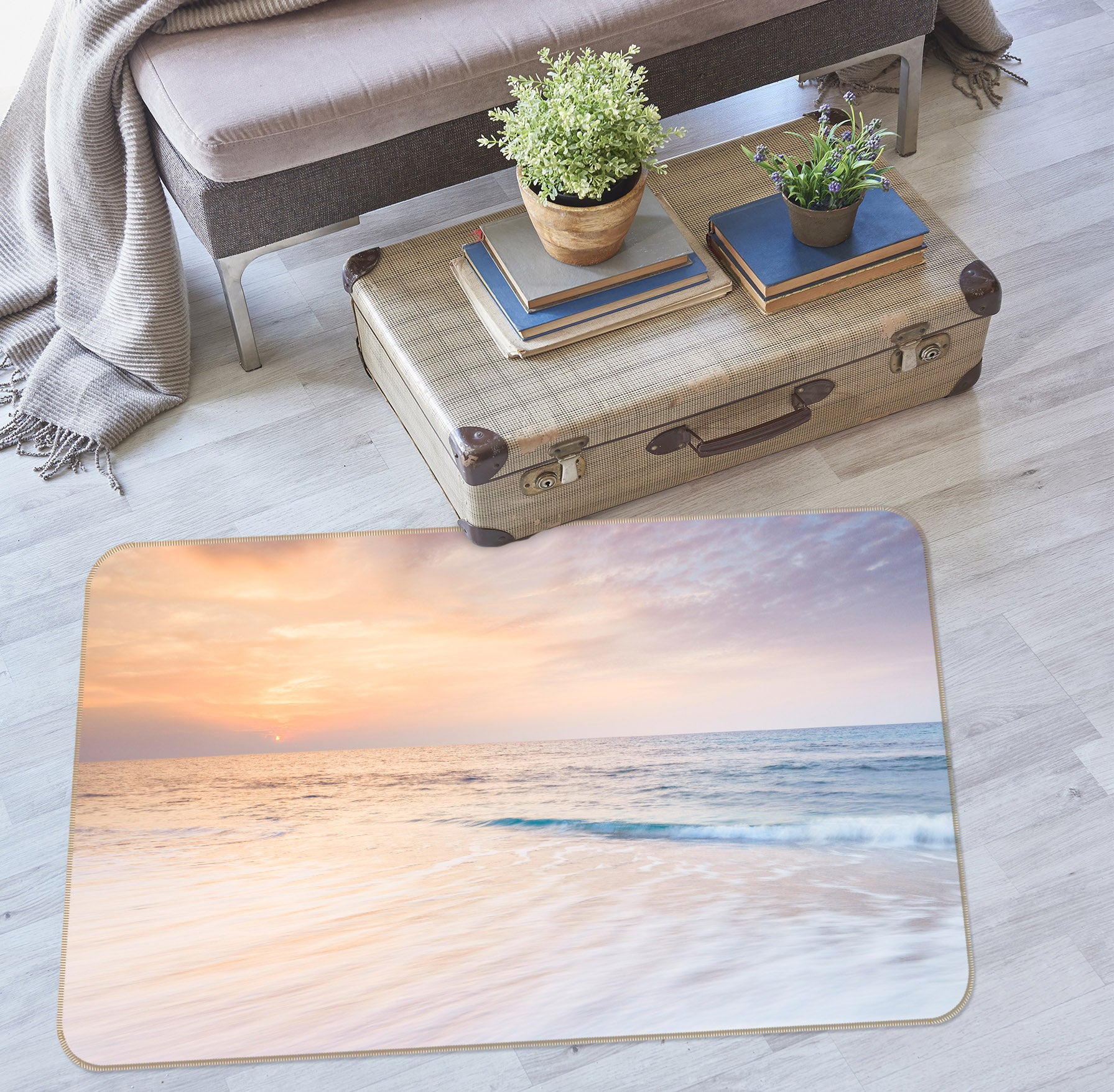 3D Seaside 83243 Assaf Frank Rug Non Slip Rug Mat