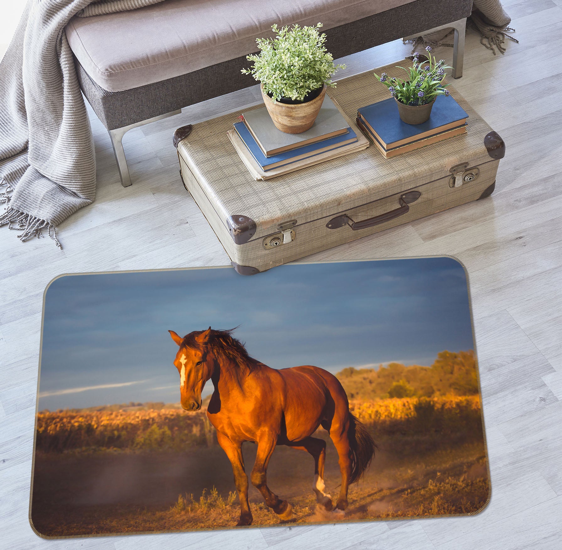 3D Horse 38108 Animal Non Slip Rug Mat