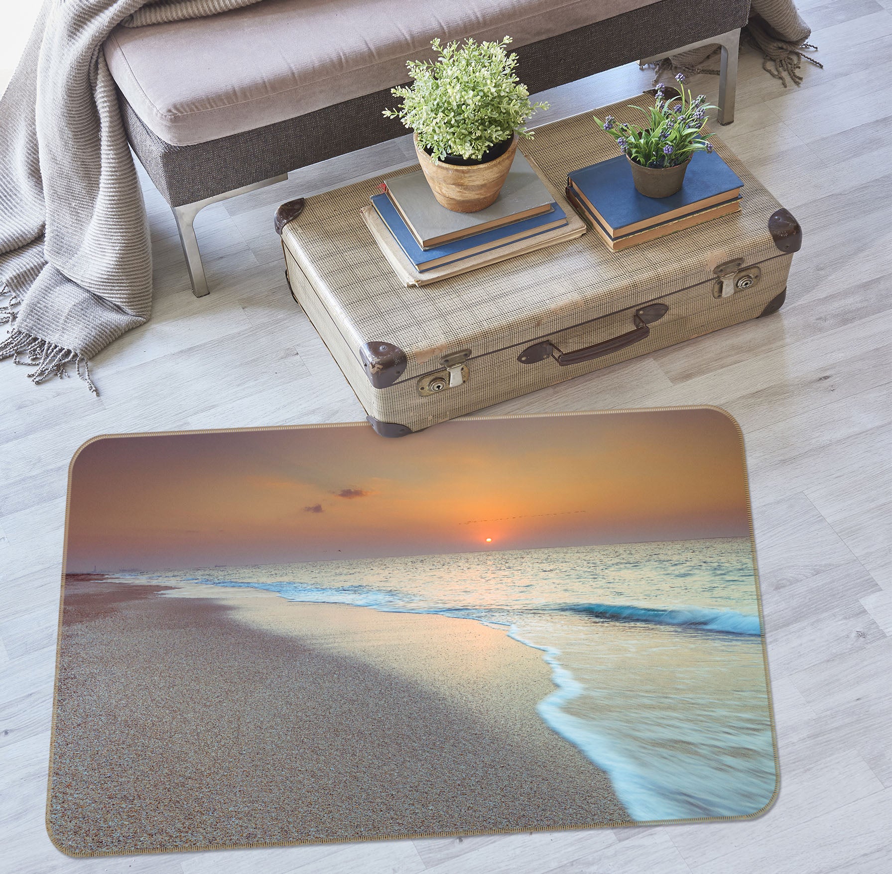 3D Seaside 83245 Assaf Frank Rug Non Slip Rug Mat