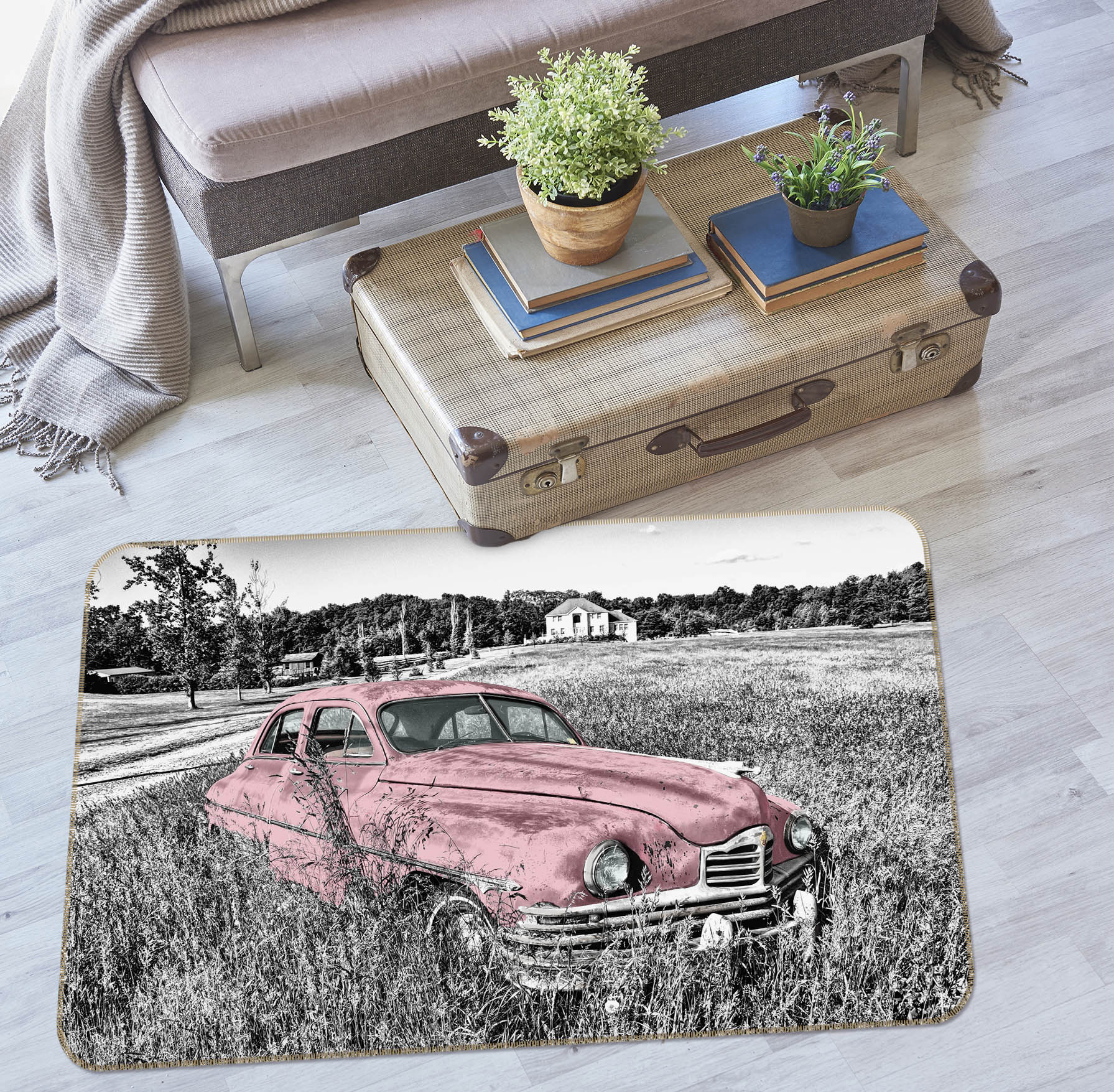 3D Scrap Cars 42099 Vehicle Non Slip Rug Mat