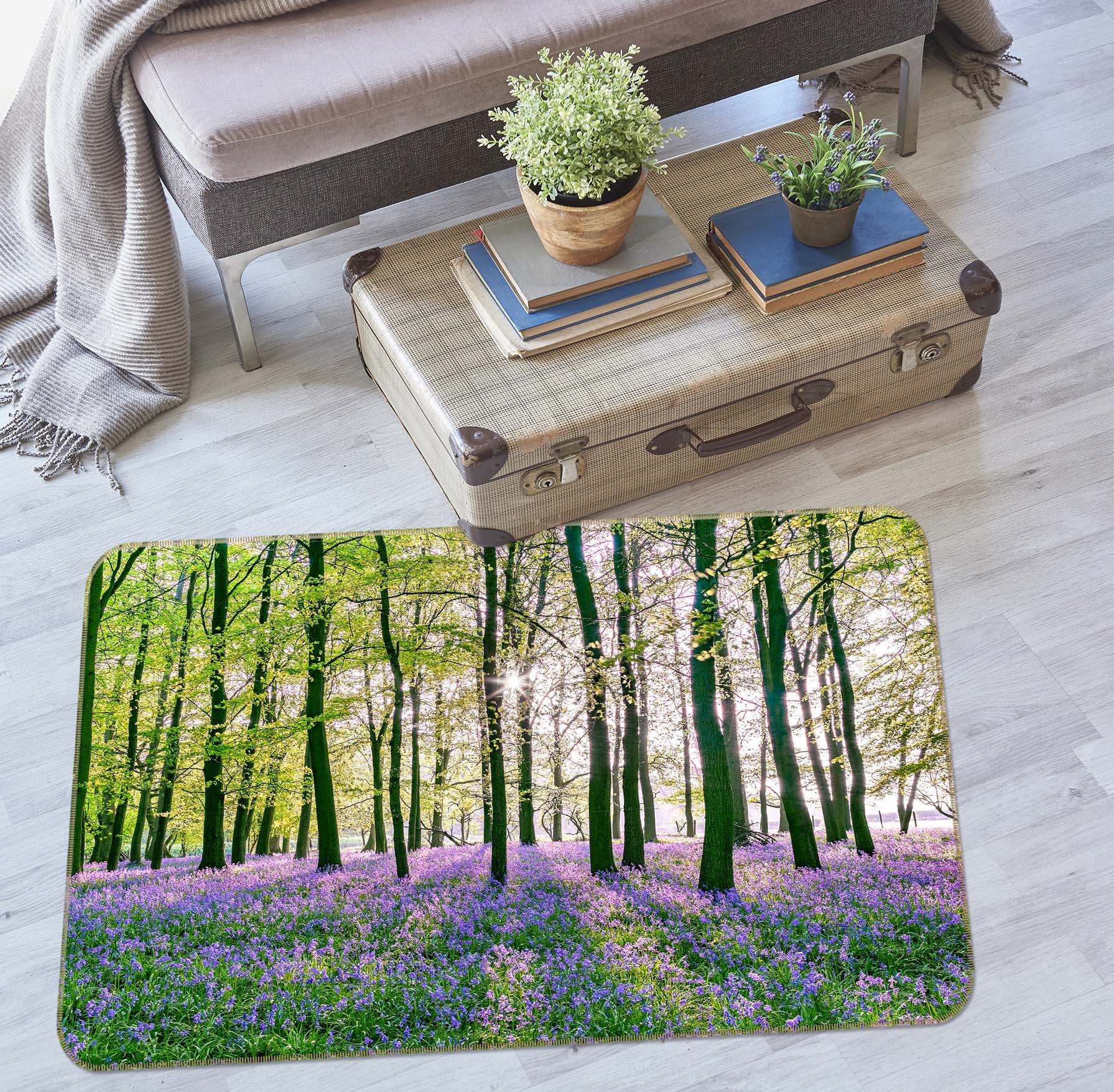 3D Forest 83209 Assaf Frank Rug Non Slip Rug Mat