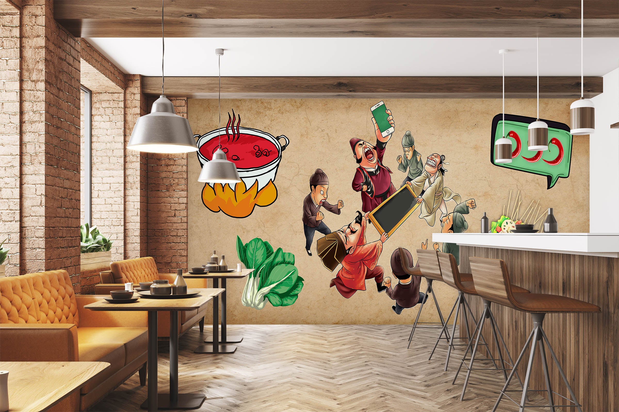 3D Working People 3012 Wall Murals