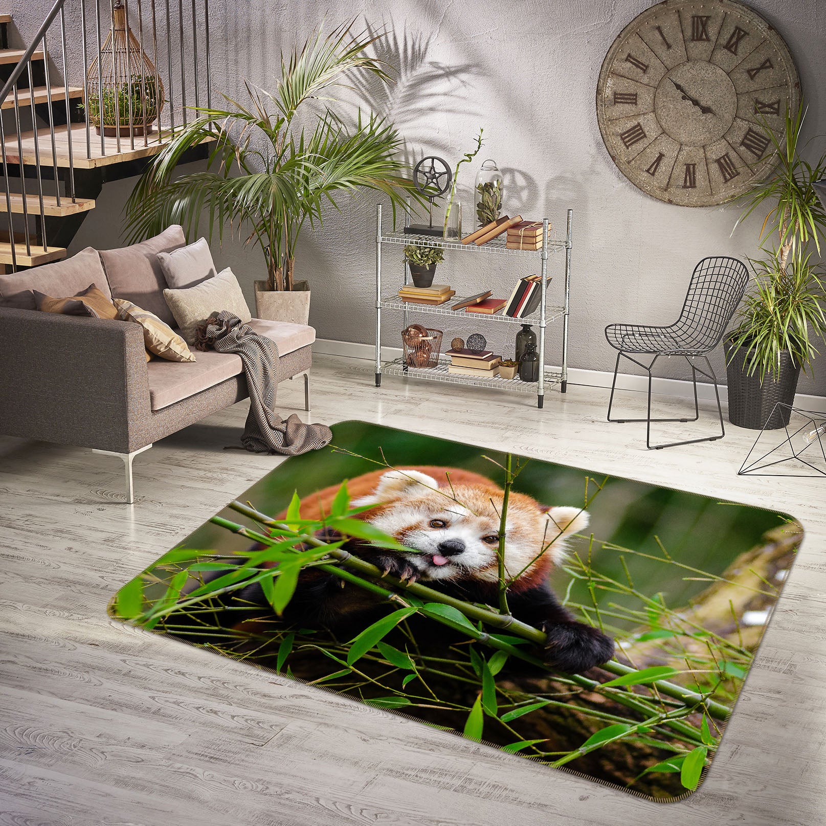 3D Raccoon 68144 Animal Non Slip Rug Mat