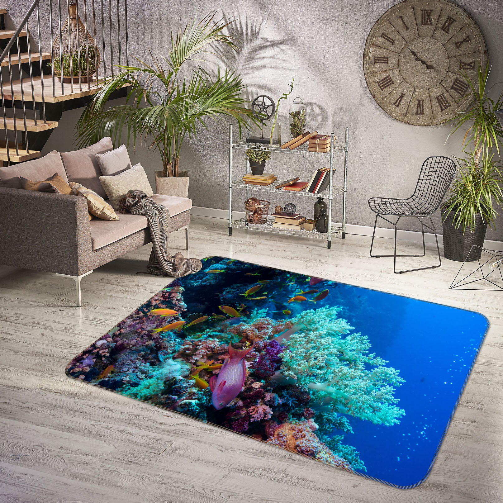 3D Coral Sea 38178 Animal Non Slip Rug Mat