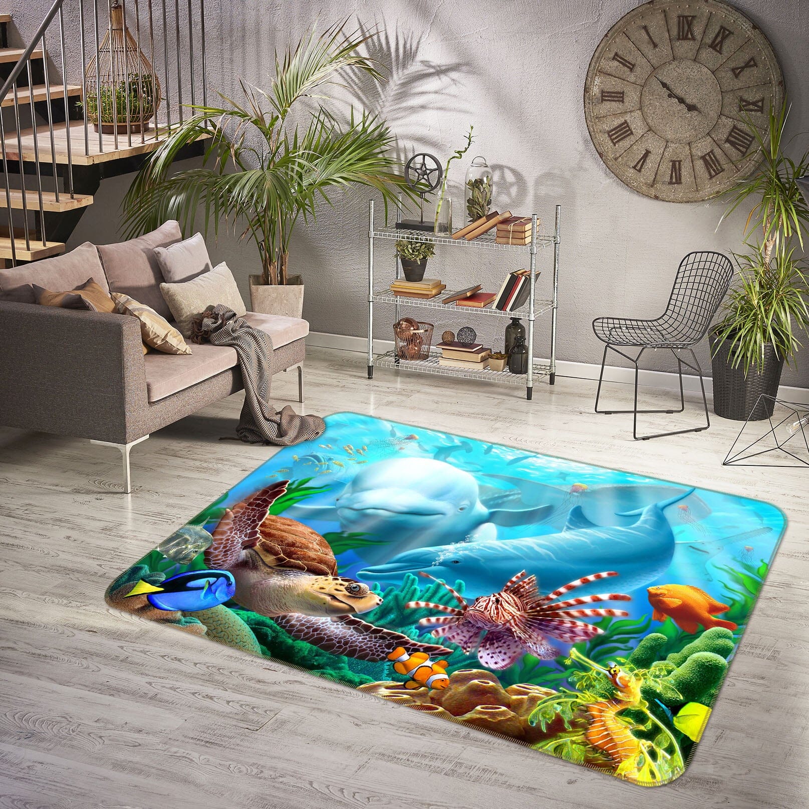 3D The Underwater World 1061 Jerry LoFaro Rug Non Slip Rug Mat Mat AJ Creativity Home 