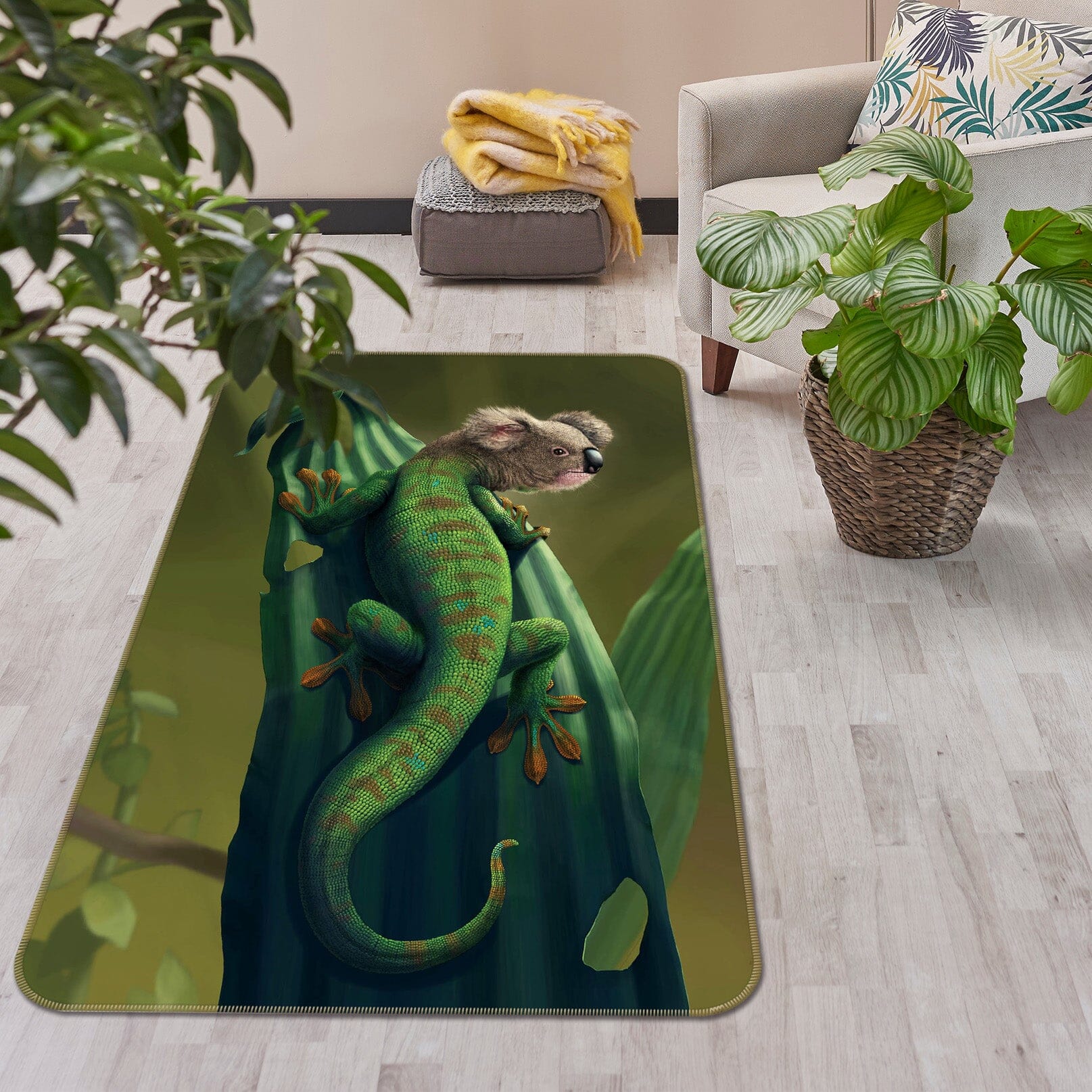 3D Gekoala 1037 Vincent Hie Rug Non Slip Rug Mat Mat AJ Creativity Home 