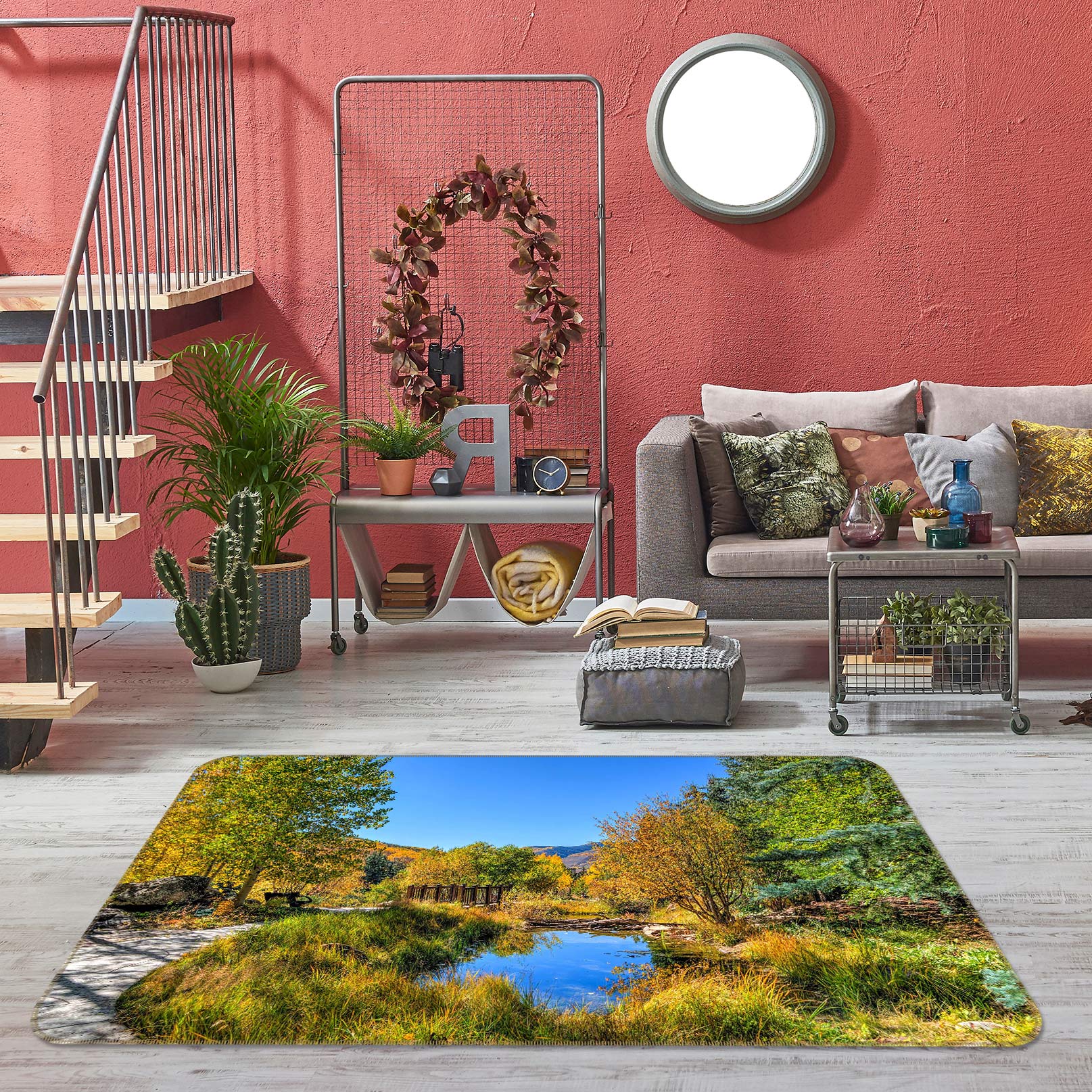 3D Jungle 77227 Non Slip Rug Mat