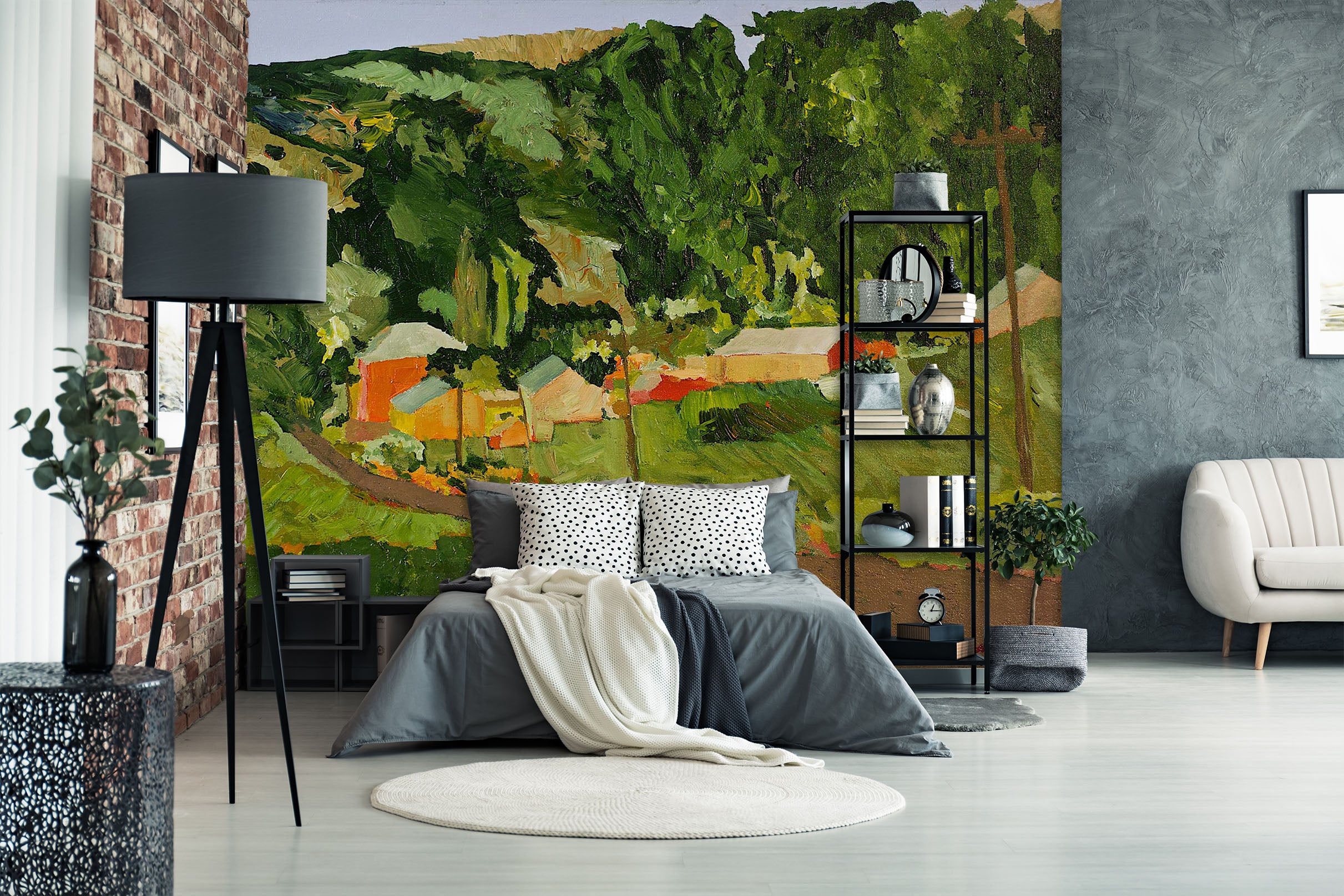 3D Sunny Forest 177 Allan P. Friedlander Wall Mural Wall Murals