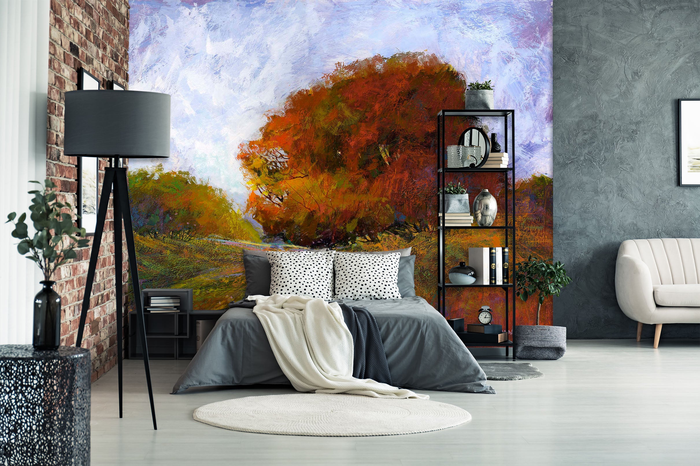 3D Red Maple Leaf 1502 Michael Tienhaara Wall Mural Wall Murals