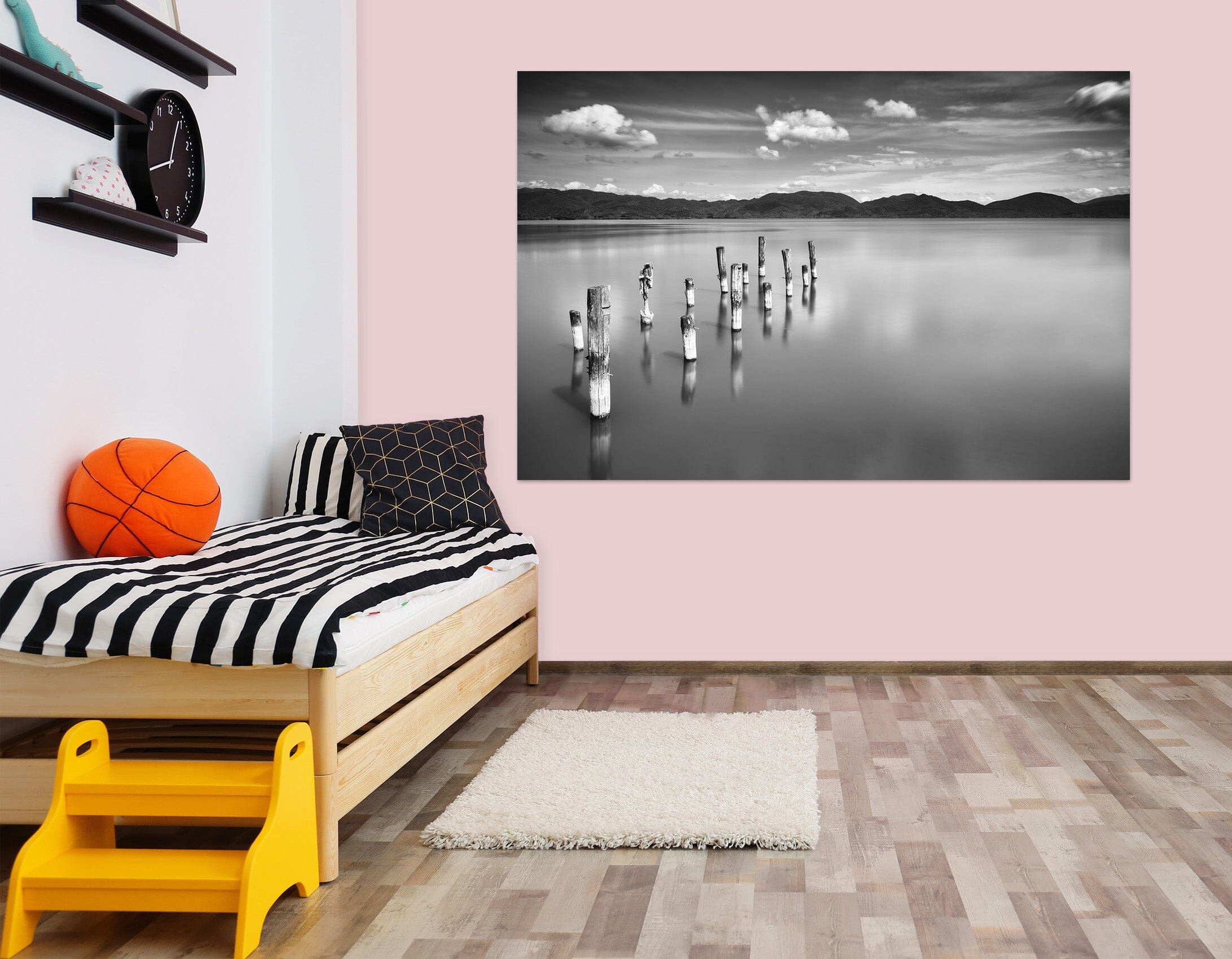 3D Grey Lake 111 Marco Carmassi Wall Sticker Wallpaper AJ Wallpaper 2 