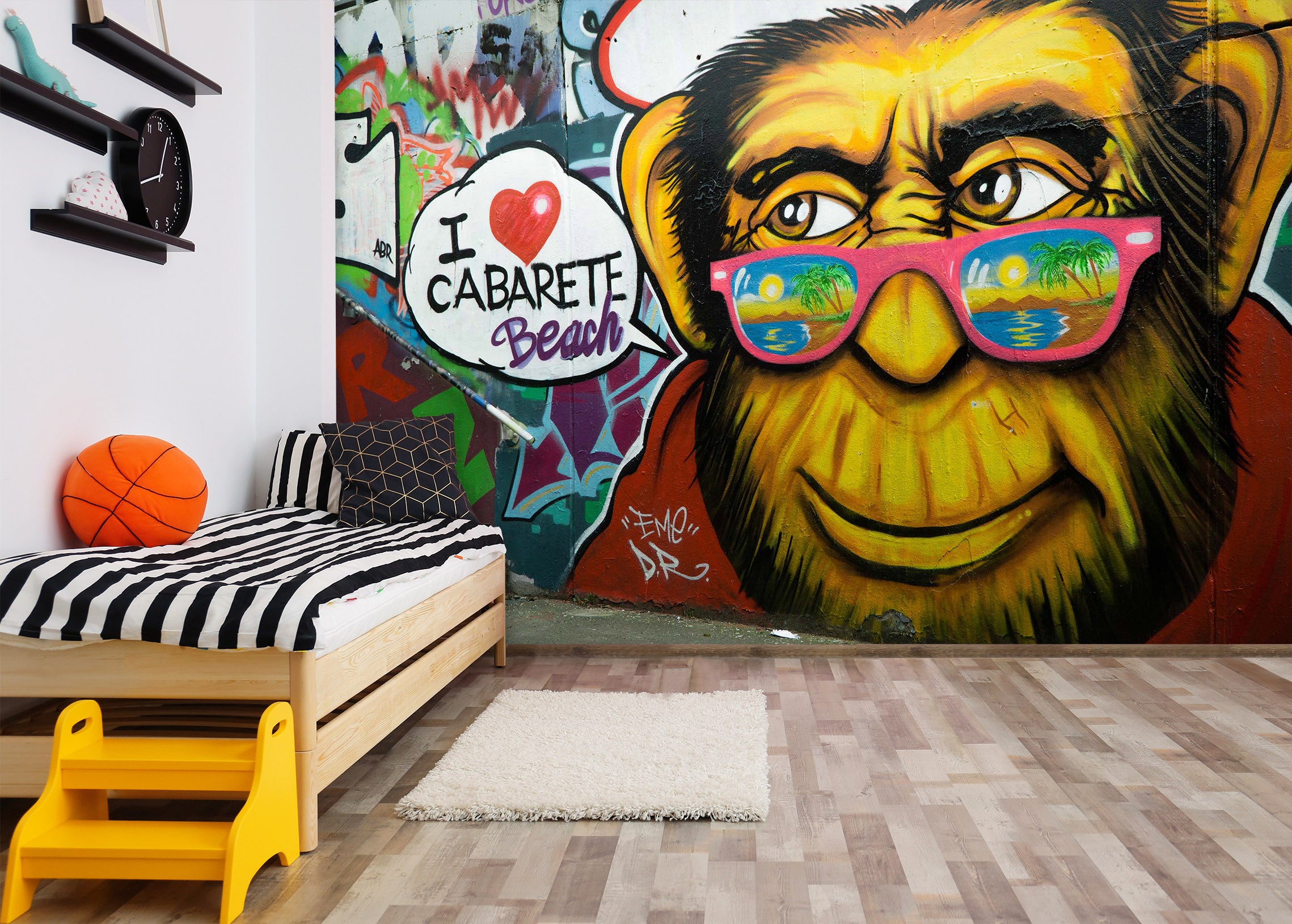 3D Color Graffiti 2034 Wall Murals