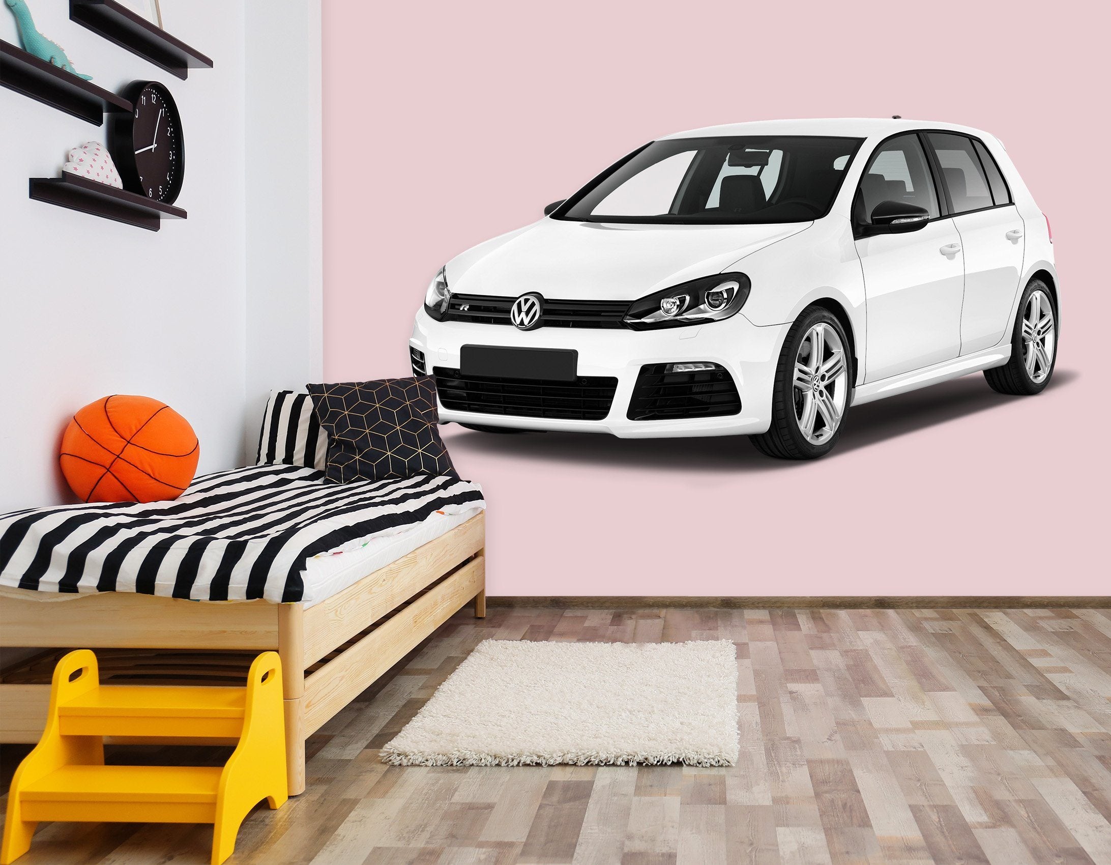 3D Volks Wagon Golf R 0268 Vehicles Wallpaper AJ Wallpaper 