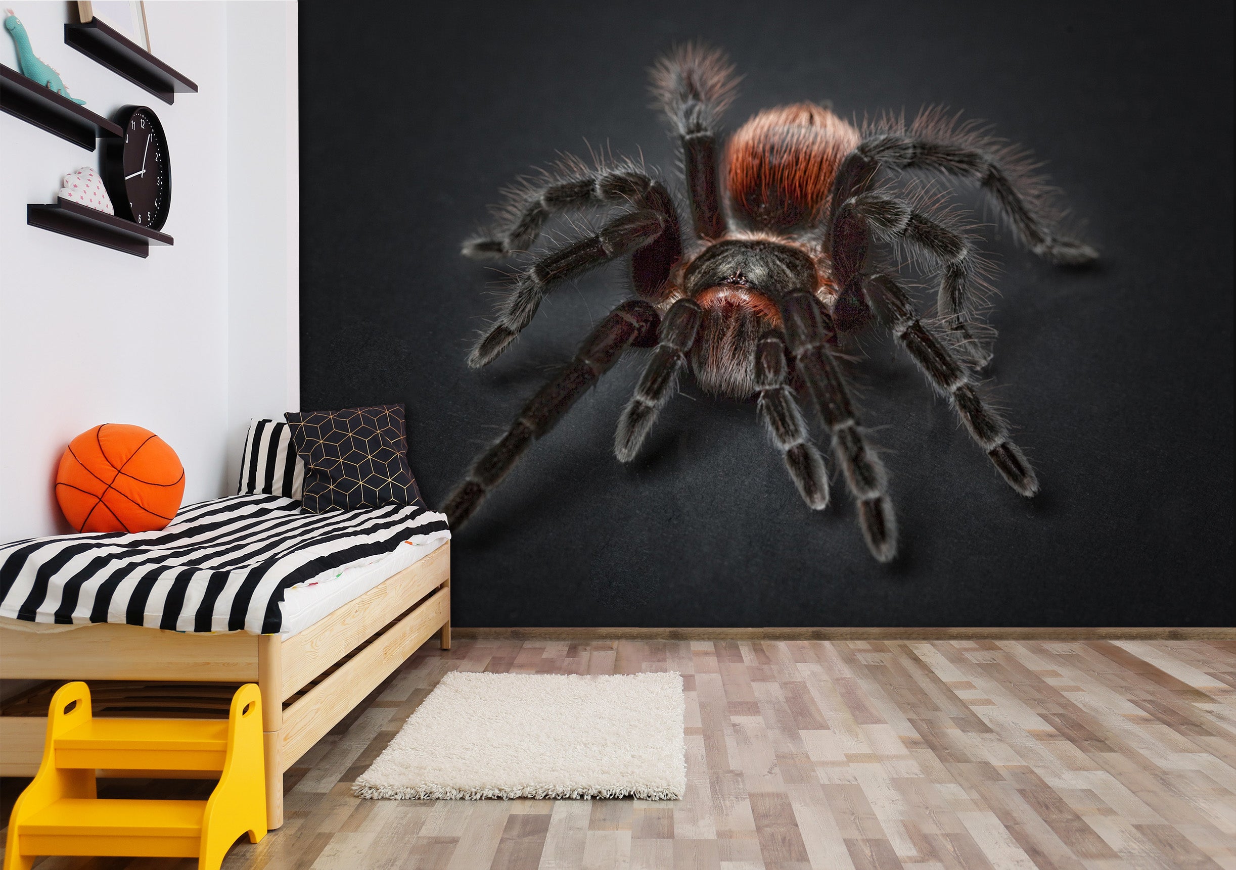 3D Red Spider 265 Wall Murals