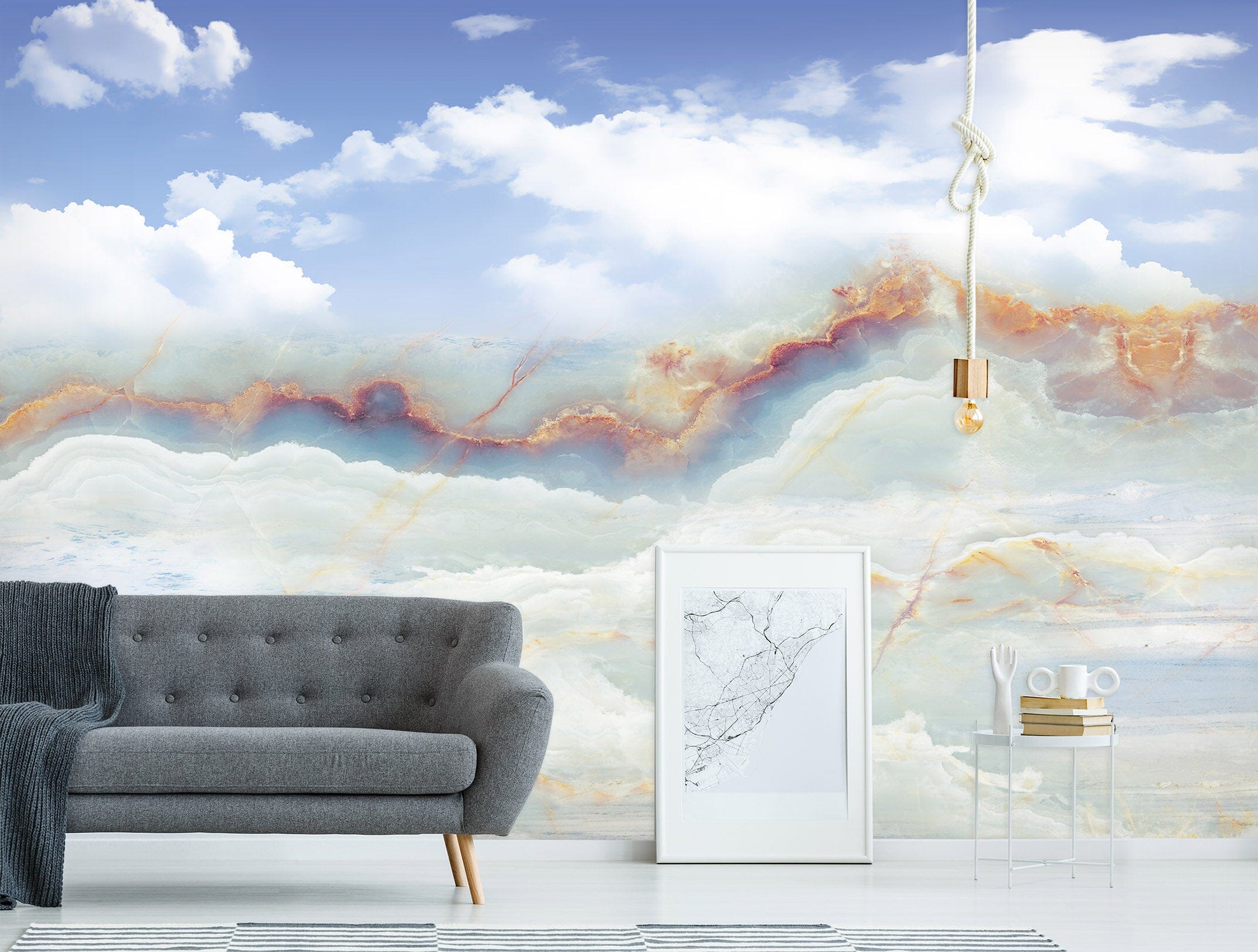 3D Colored Clouds 1404 Wall Murals