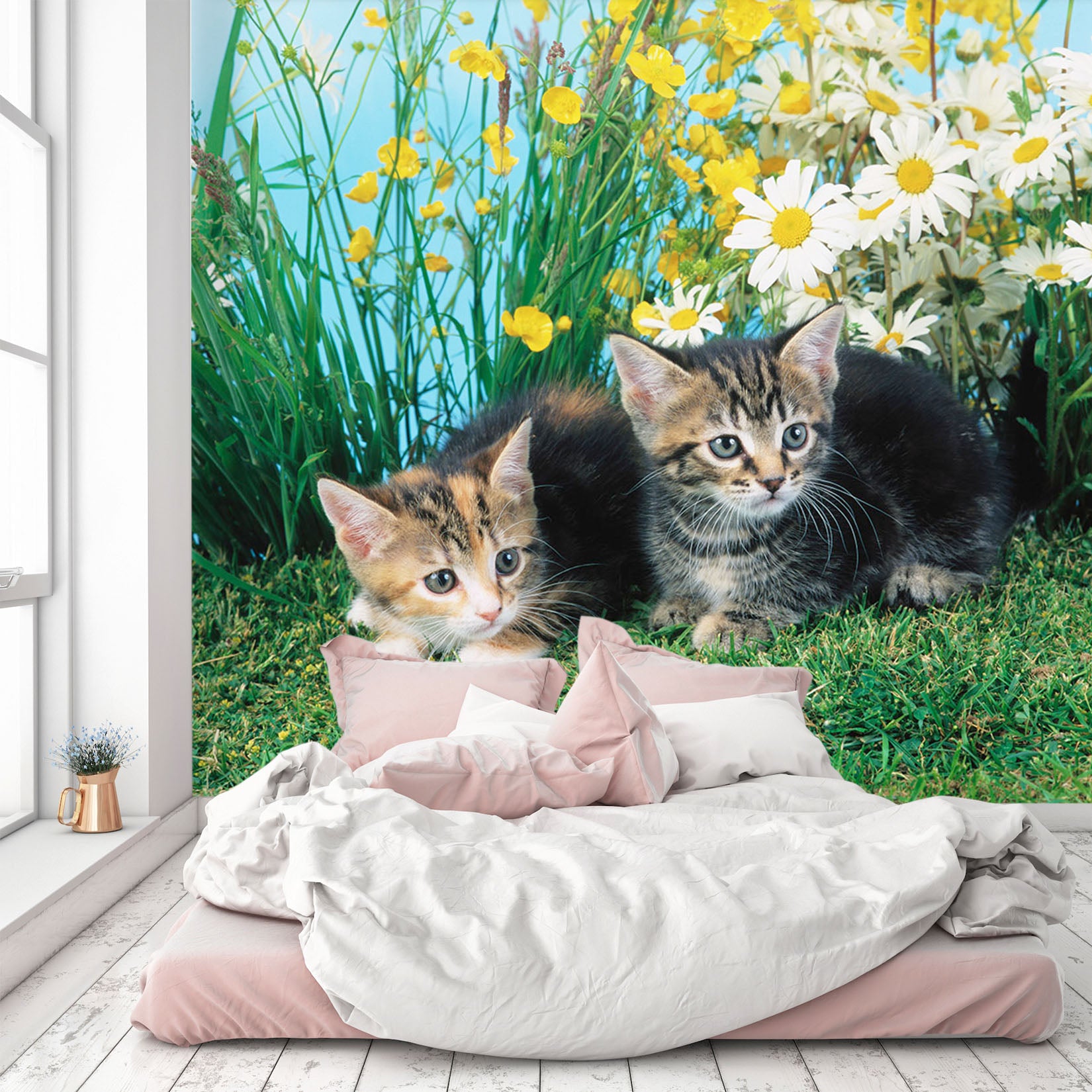 3D Kitten Cub 170 Wall Murals