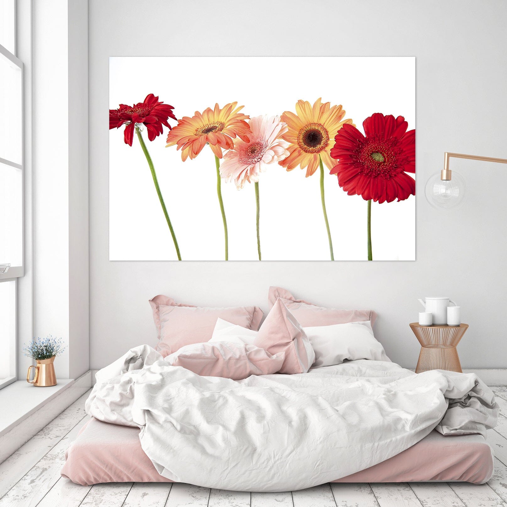 3D Red Gerbera 001 Kathy Barefield Wall Sticker Wallpaper AJ Wallpaper 2 