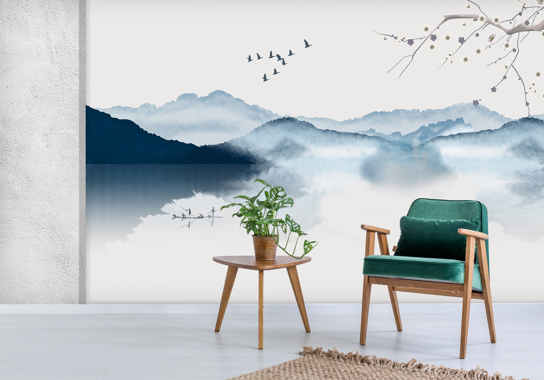 3D Rolling Hills 1420 Wall Murals