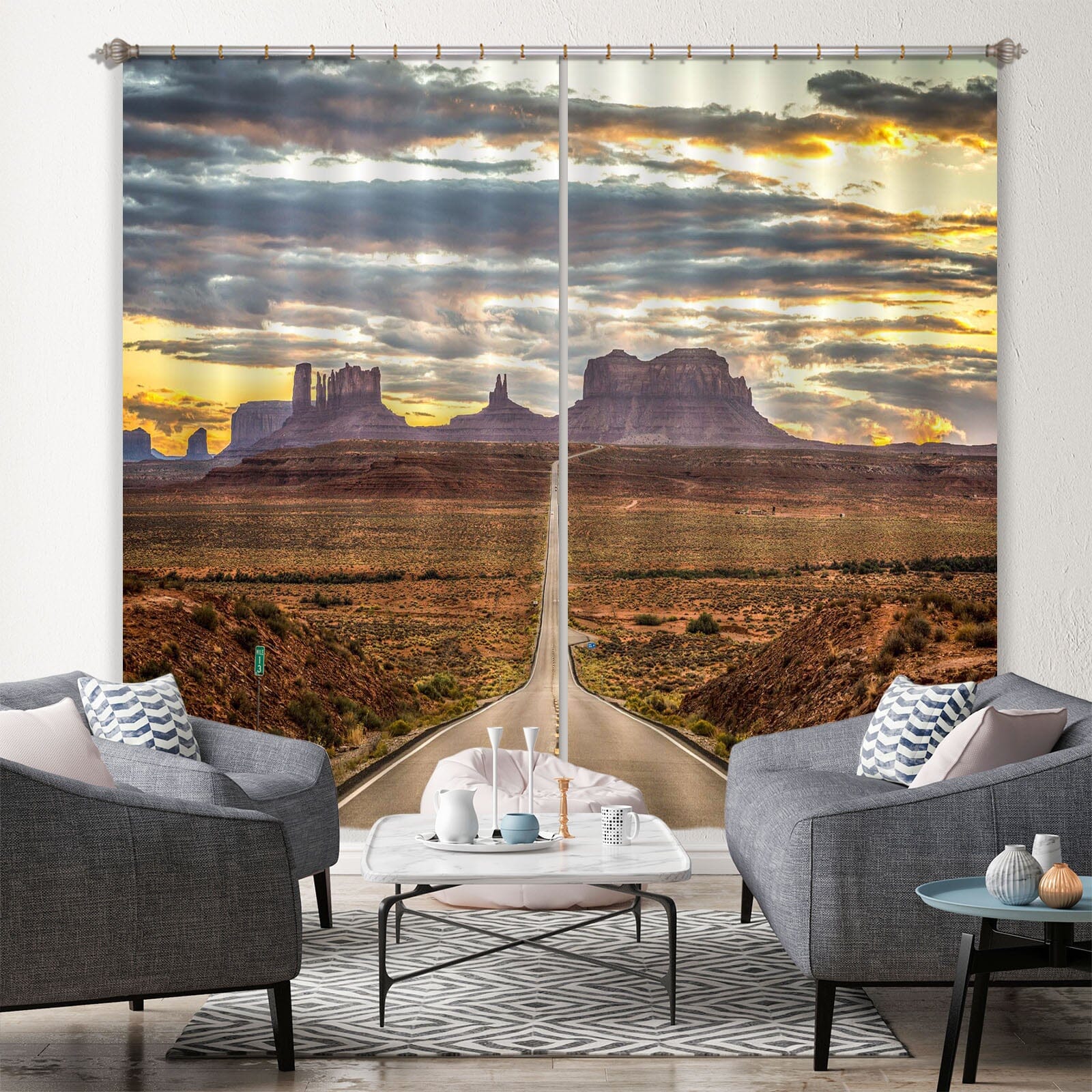 3D Prairie Path 139 Marco Carmassi Curtain Curtains Drapes Curtains AJ Creativity Home 