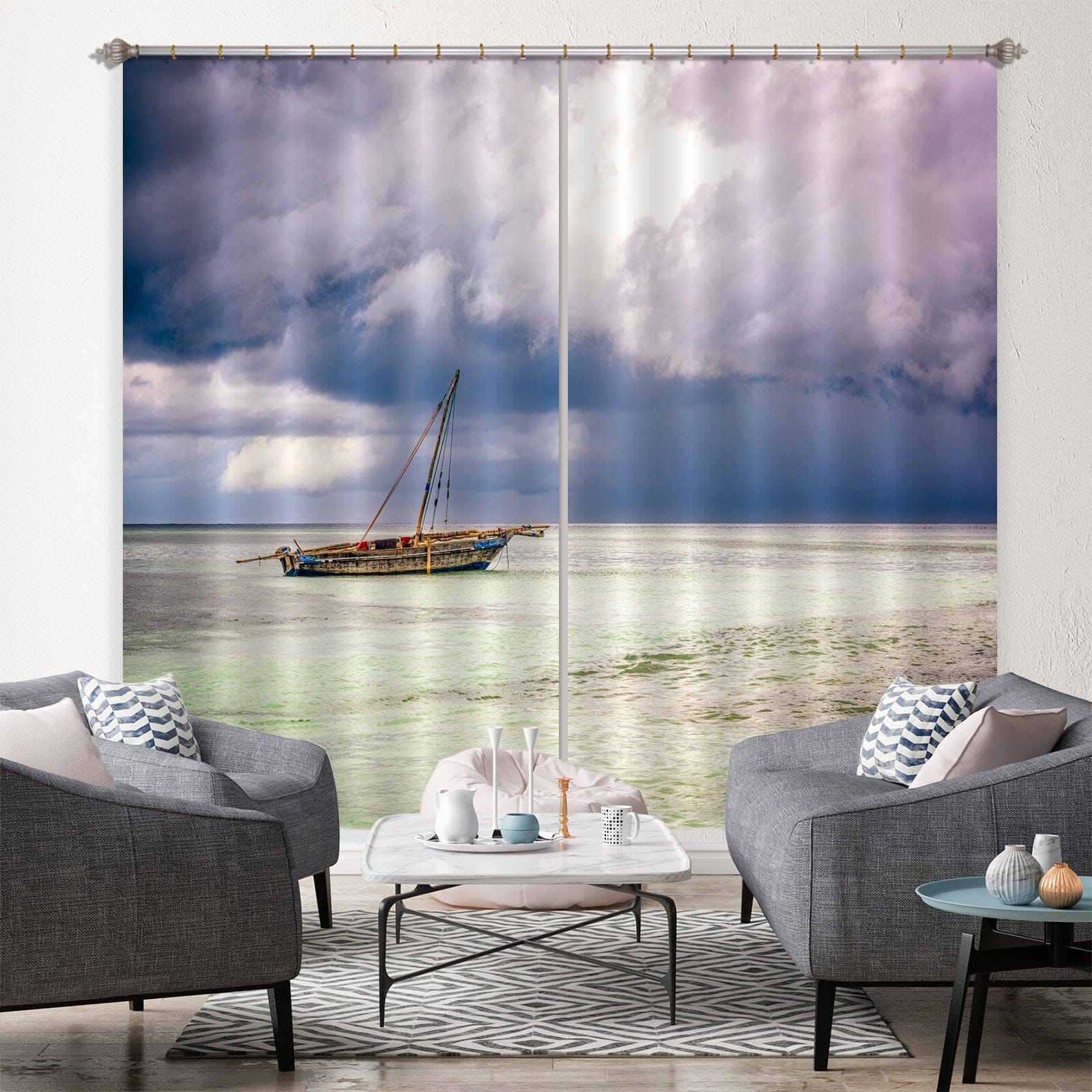 3D Crystal Clear Water 112 Marco Carmassi Curtain Curtains Drapes Curtains AJ Creativity Home 