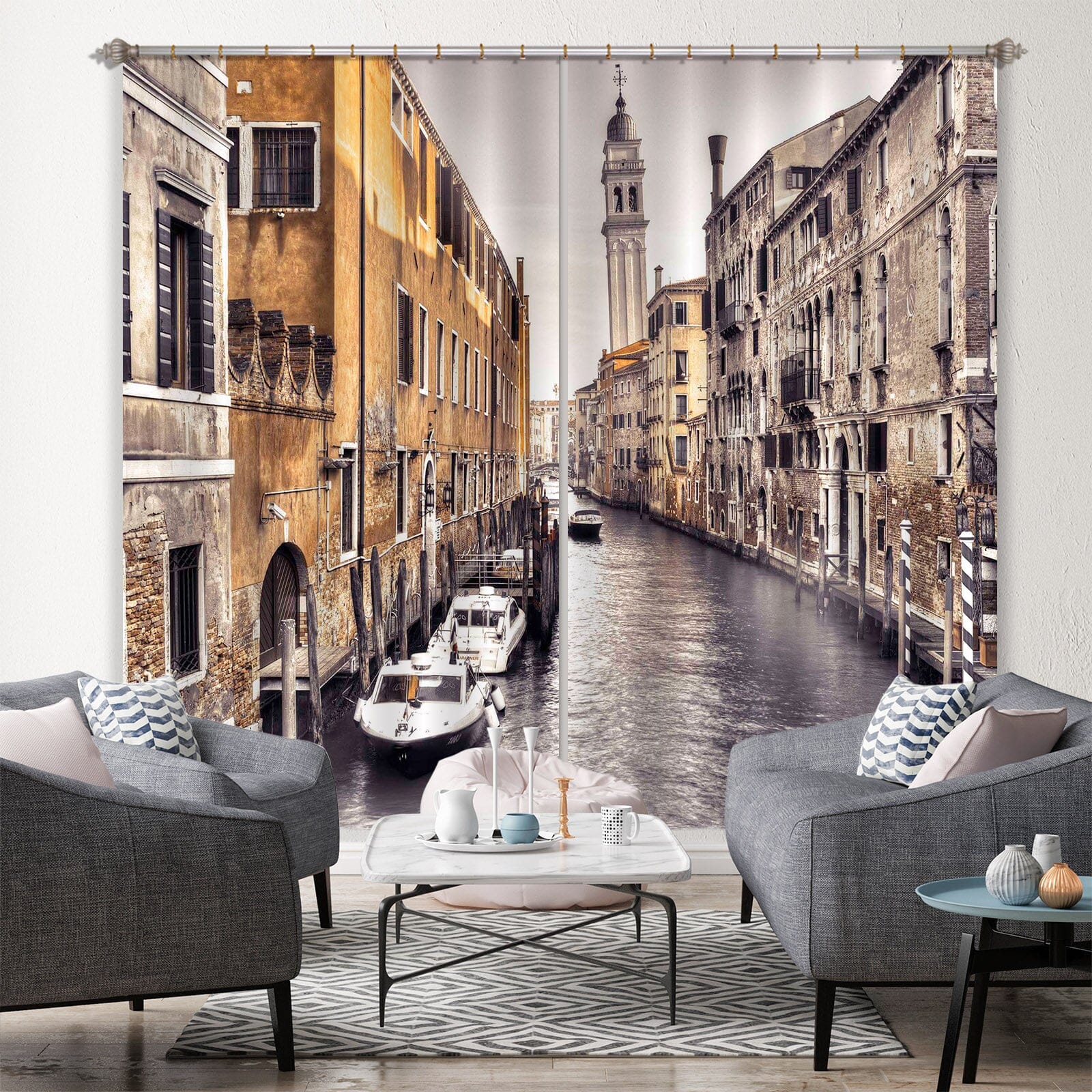 3D River Boat 005 Assaf Frank Curtain Curtains Drapes Curtains AJ Creativity Home 