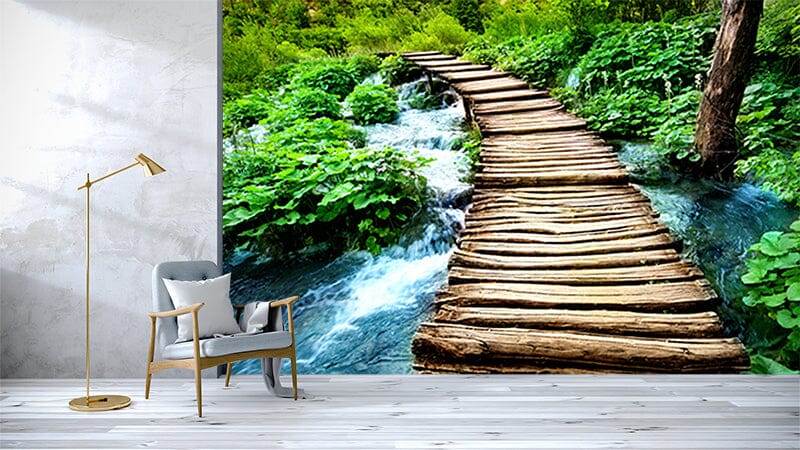 3D Stream Road 121 Wall Murals Wallpaper AJ Wallpaper 2 