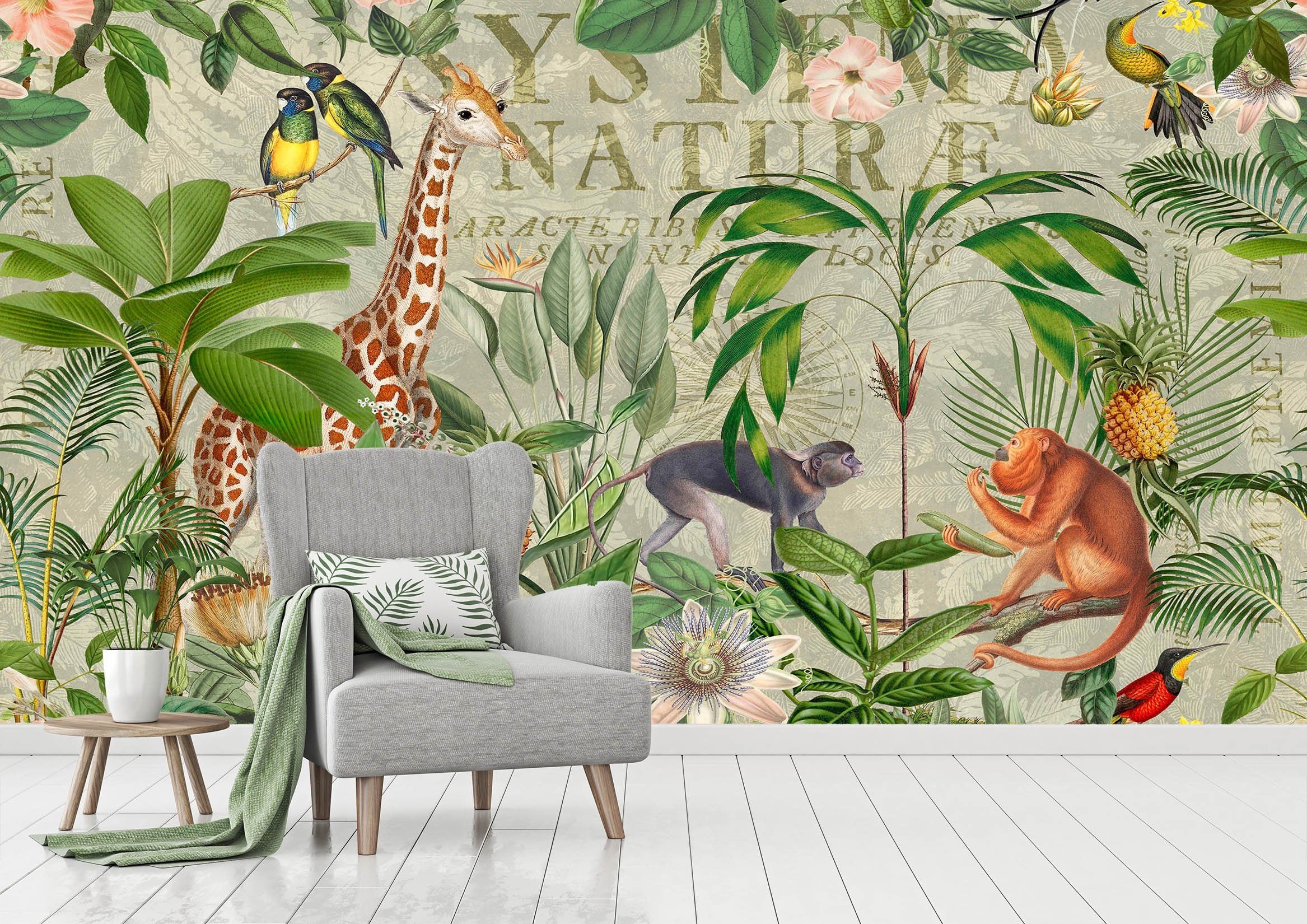 3D Animal Forest 1432 Andrea haase Wall Mural Wall Murals Wallpaper AJ Wallpaper 2 