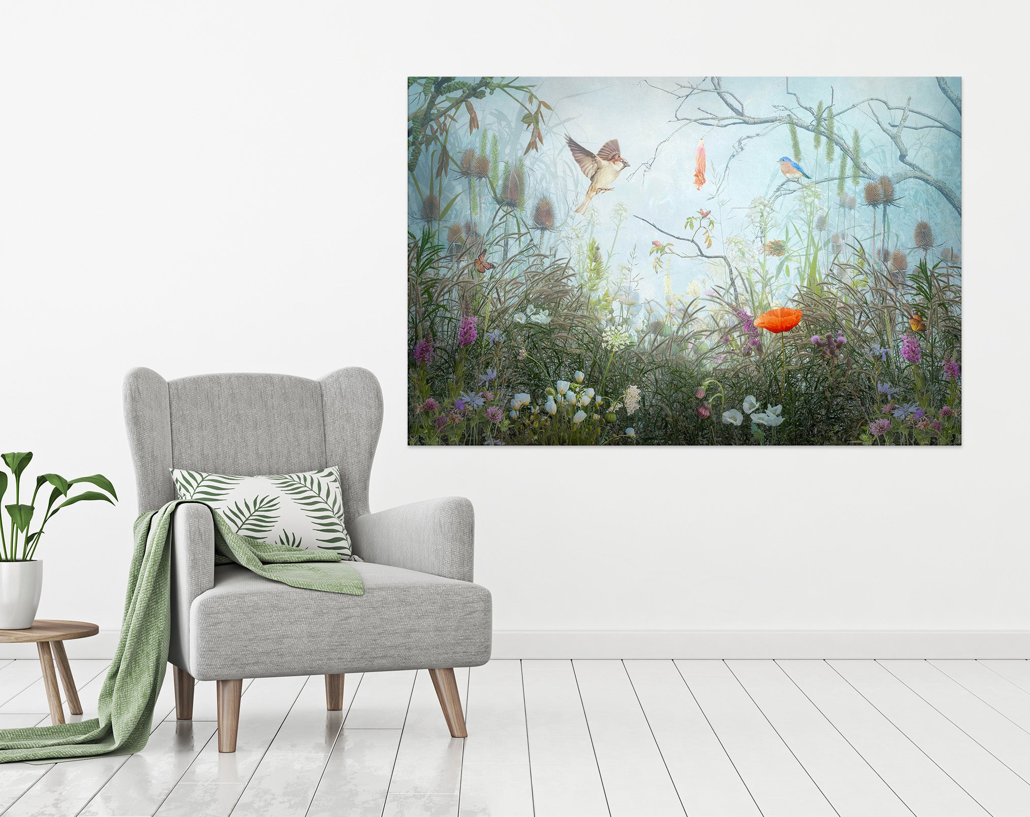 3D Garden Bird 4015 Beth Sheridan Wall Sticker