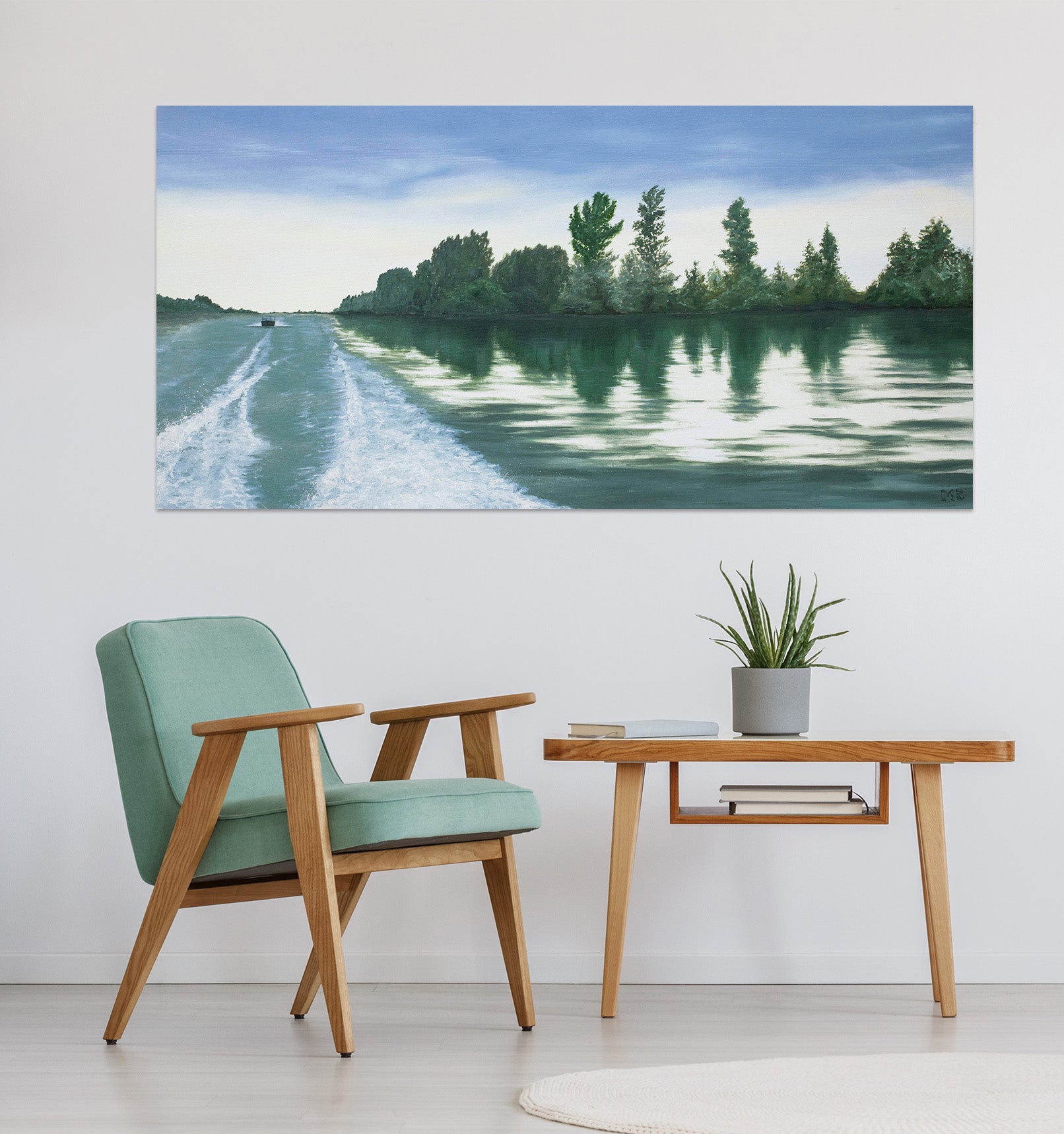 3D River Forest 1803 Marina Zotova Wall Sticker