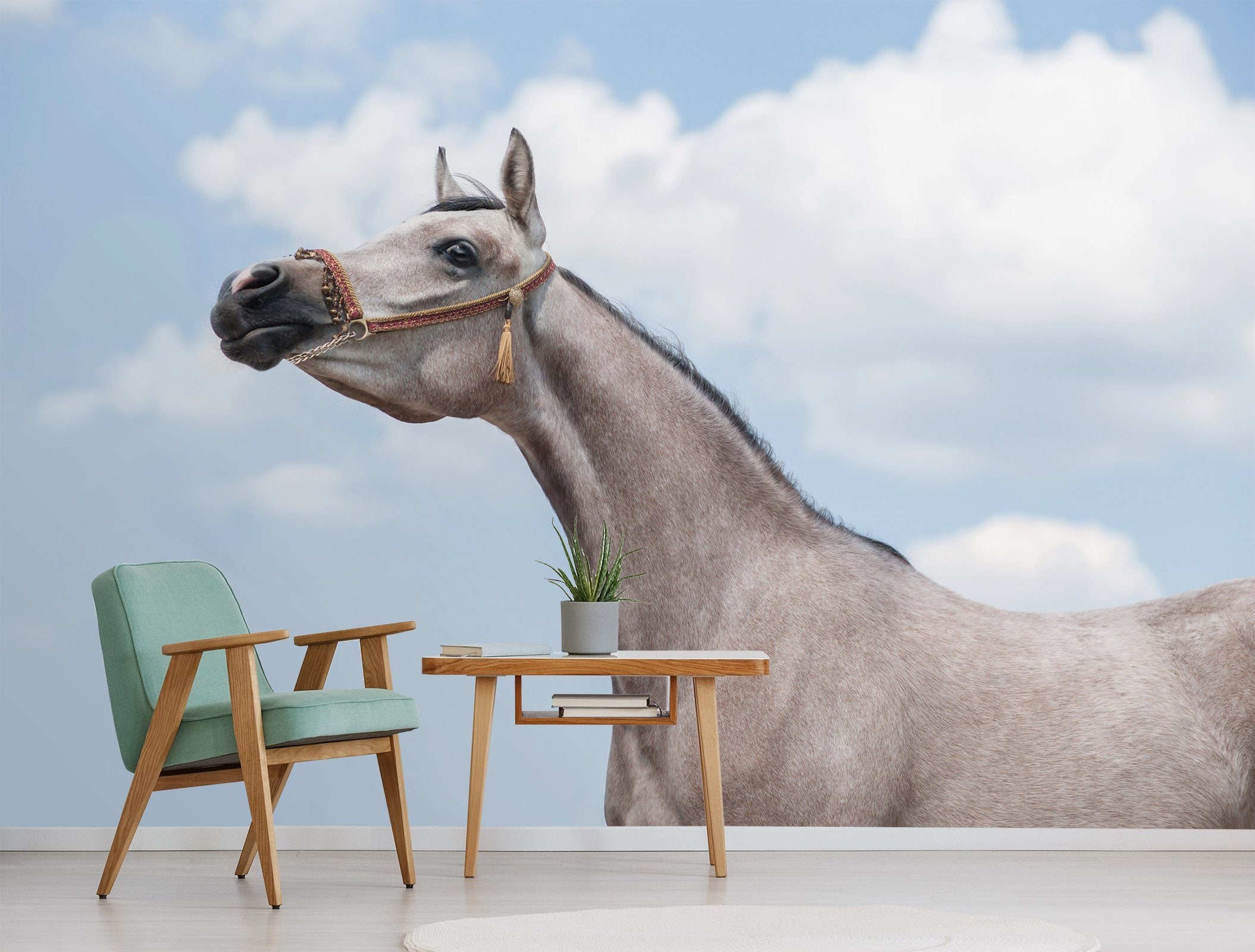 3D Lying Horse 672 Wallpaper AJ Wallpaper 