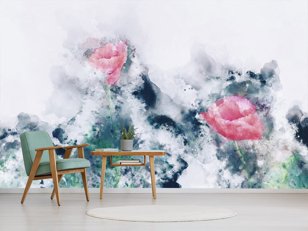 3D Flower Fog WC543 Wall Murals