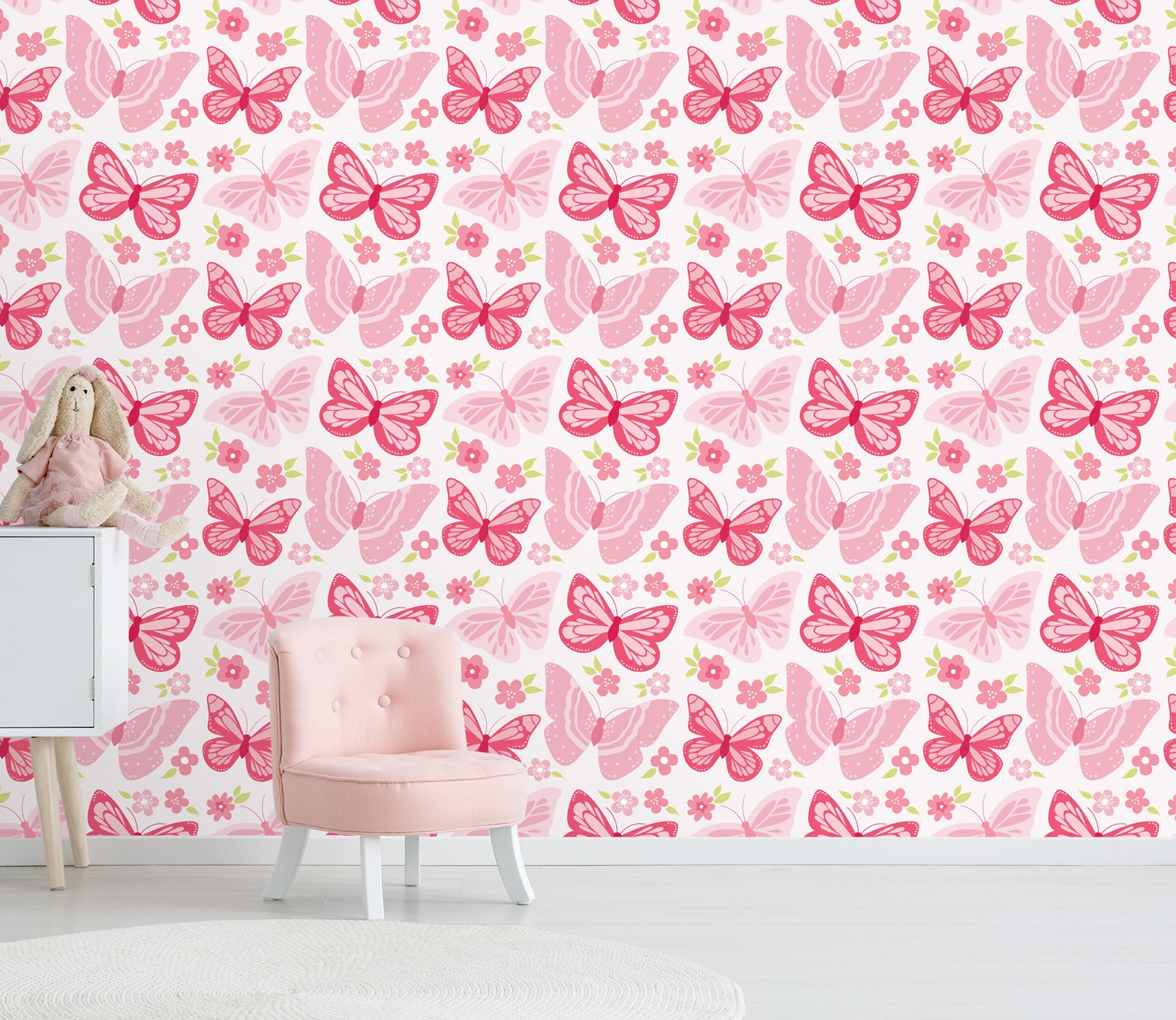 3D Pink Butterfly 404