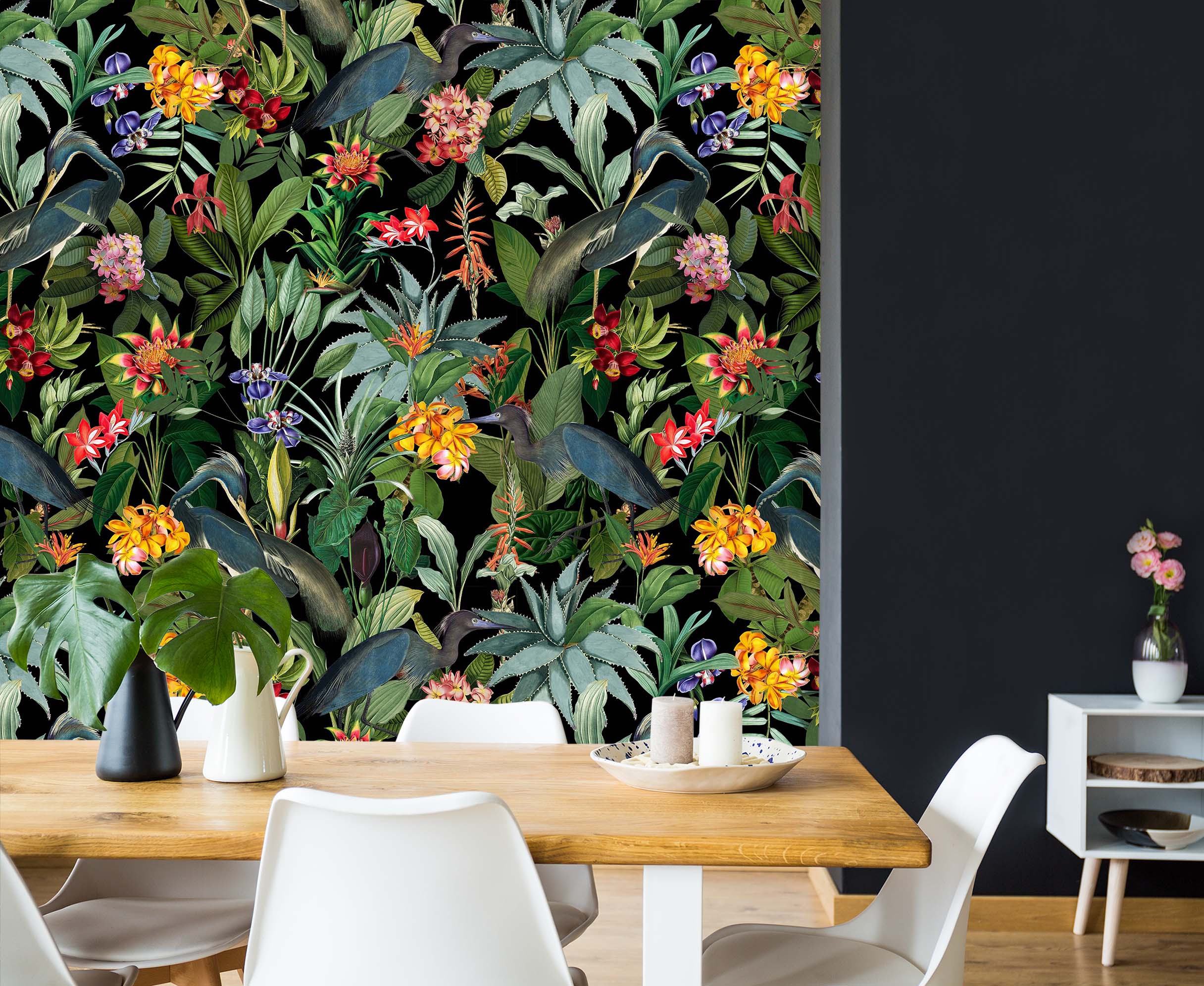 3D Woods Flowers 1401 Uta Naumann Wall Mural Wall Murals