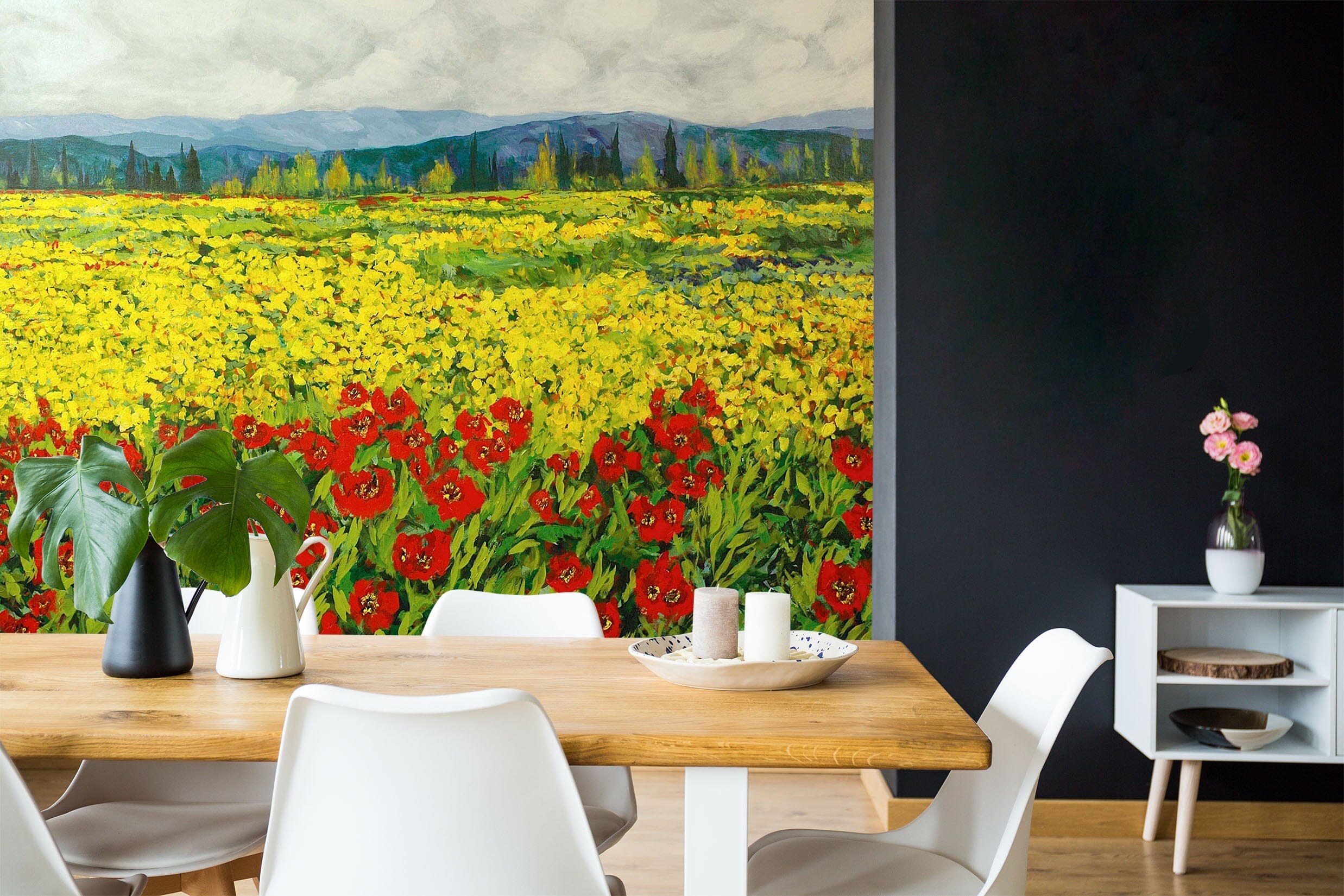 3D Rape Flower 102 Allan P. Friedlander Wall Mural Wall Murals Wallpaper AJ Wallpaper 2 