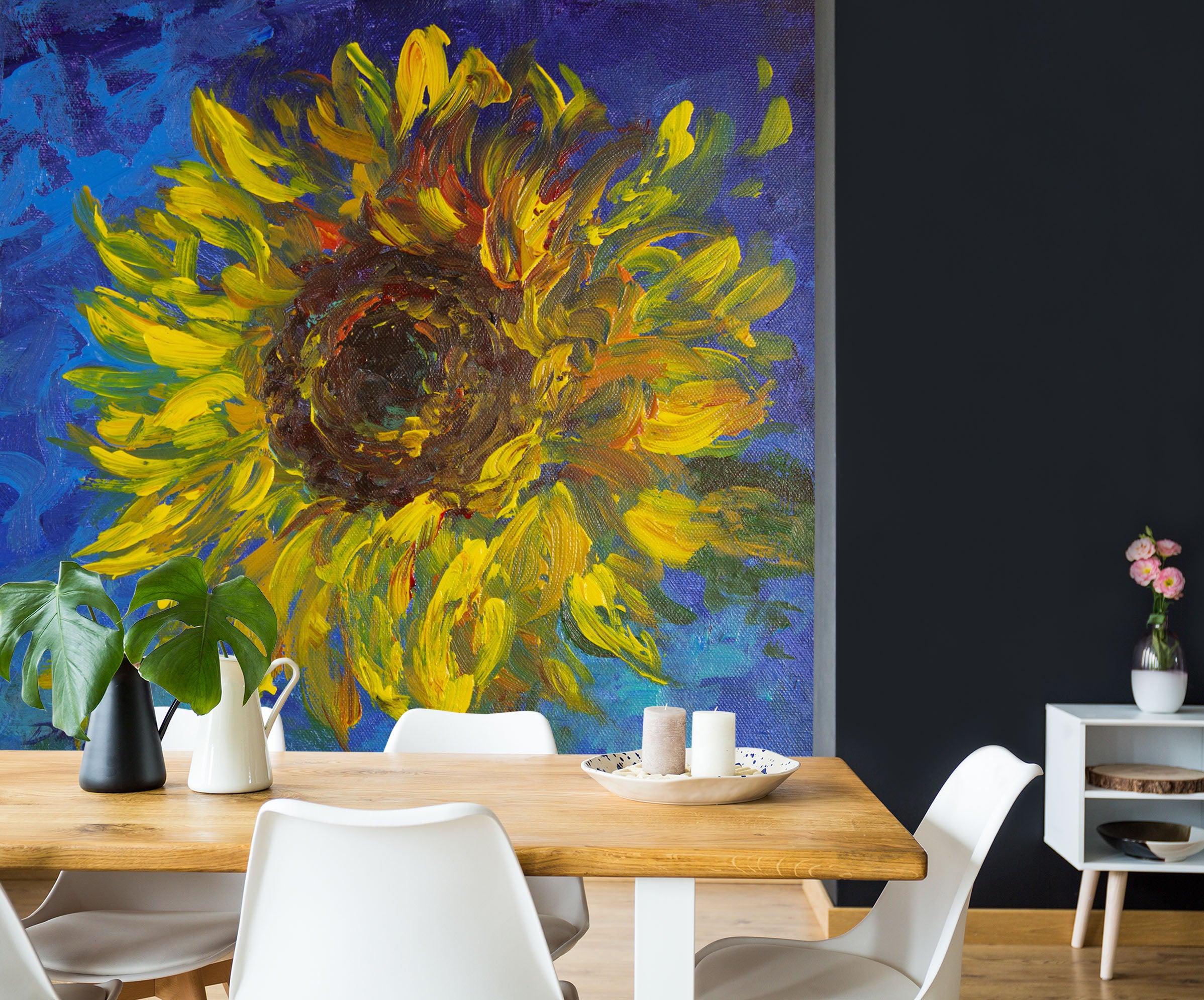 3D Painting Sunflower 3119 Debi Coules Wall Mural Wall Murals