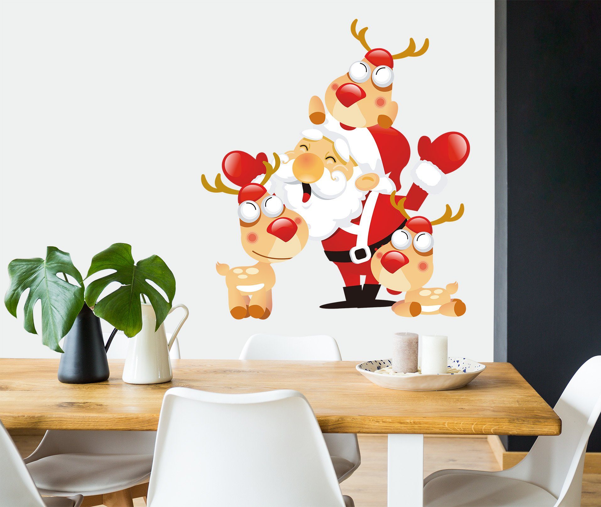 3D Cartoon Deer 43 Wall Stickers Wallpaper AJ Wallpaper 