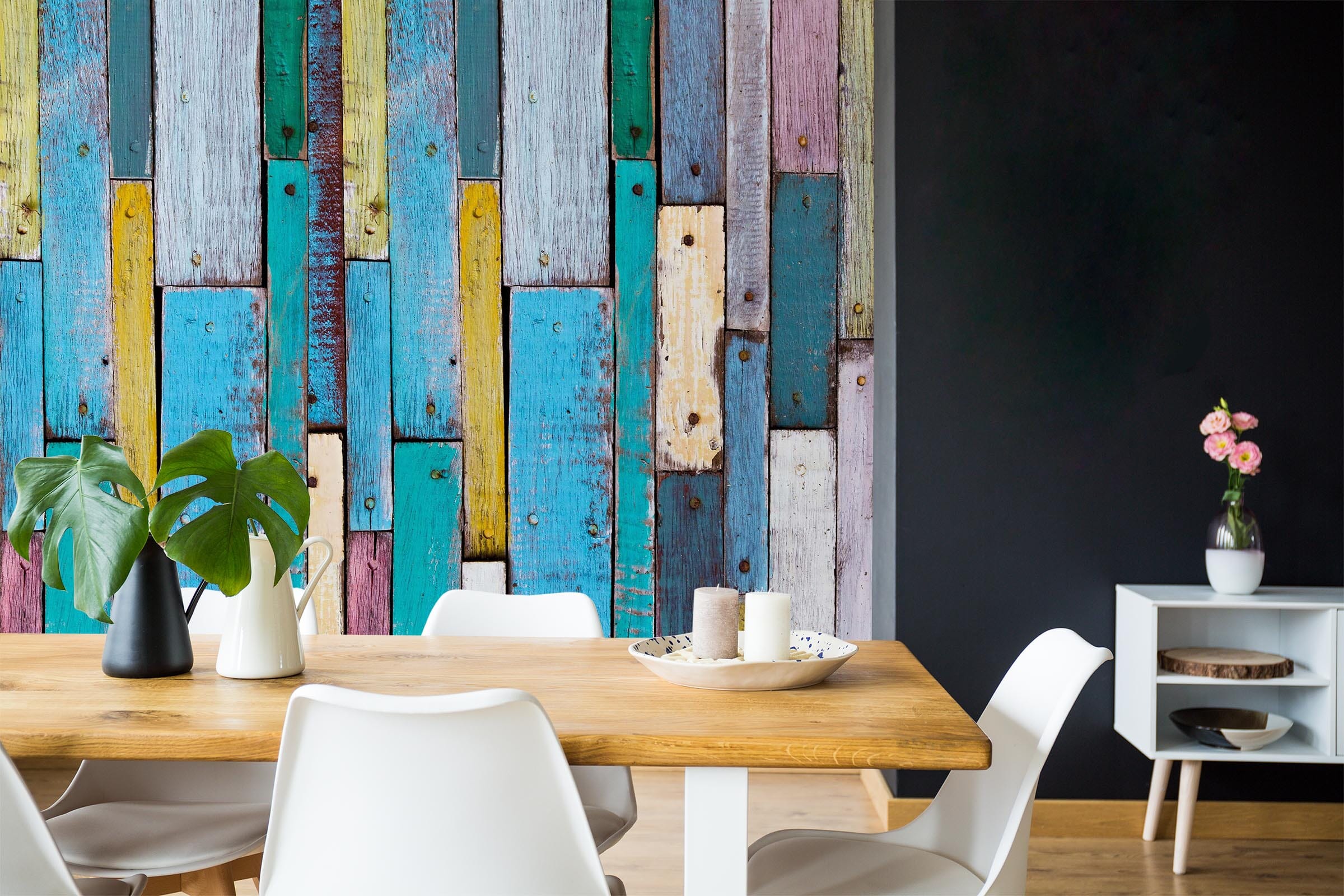 3D Color Wooden Board 133 Wall Murals Wallpaper AJ Wallpaper 2 