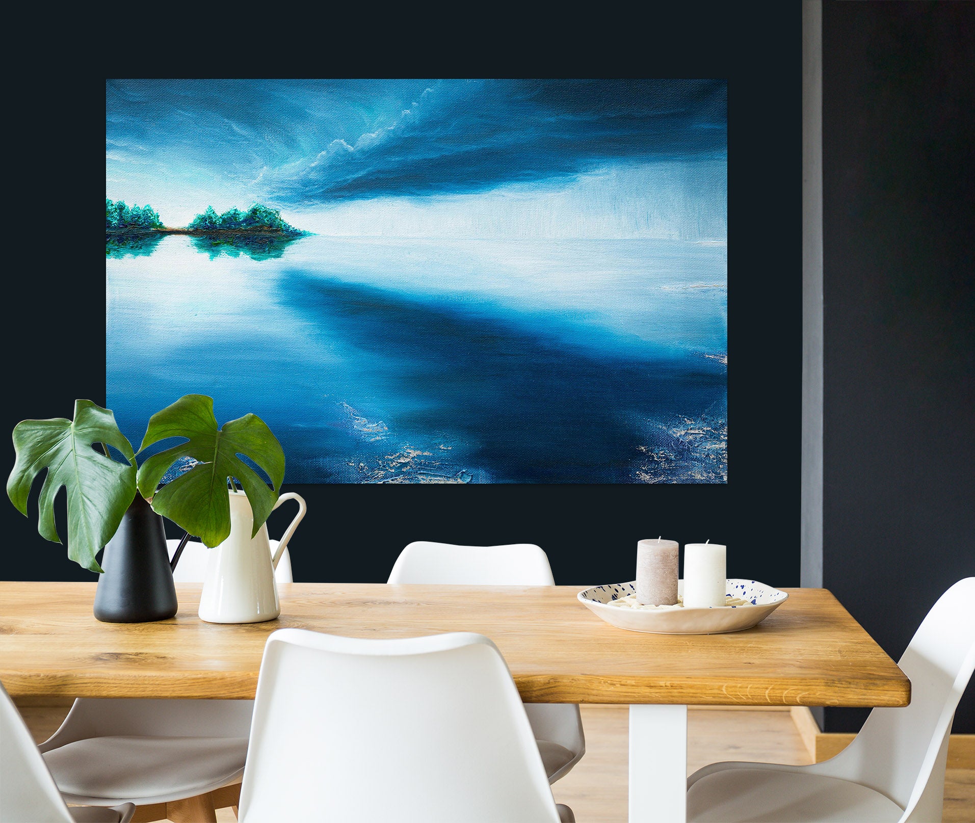 3D River Sky 1806 Marina Zotova Wall Sticker