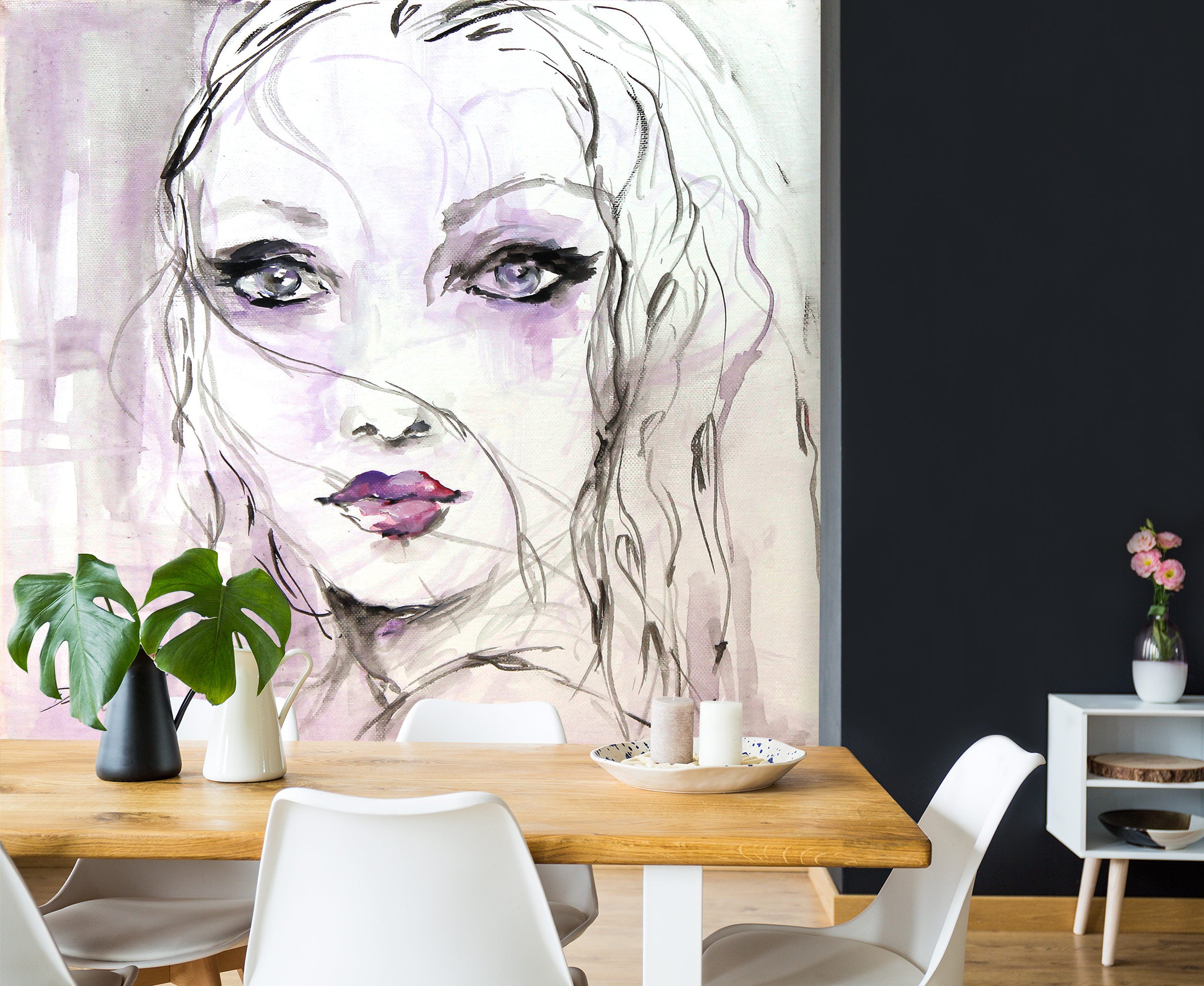 3D Woman 4034 Debi Coules Wall Mural Wall Murals