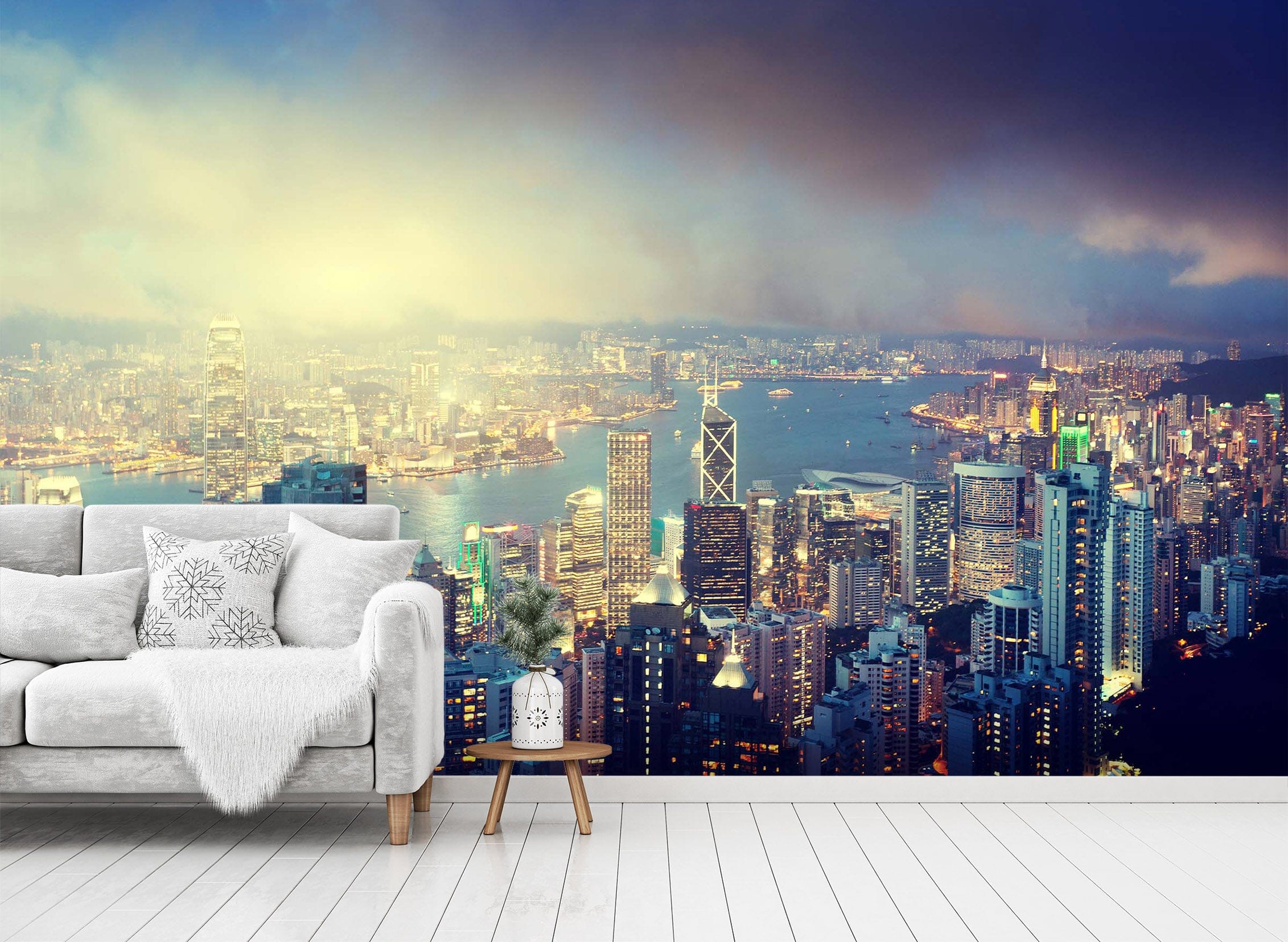 3D Night City 1478 Wall Murals Wallpaper AJ Wallpaper 2 