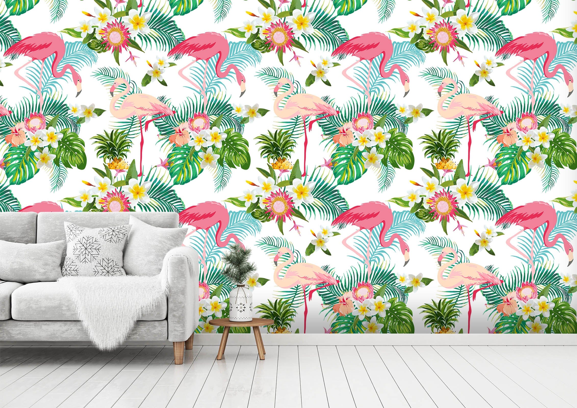 3D Flamingo 1493 Wall Murals Wallpaper AJ Wallpaper 2 