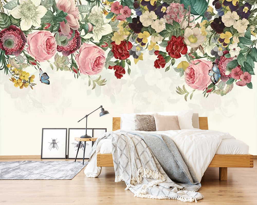 3D Bright Rose WC352 Wall Murals