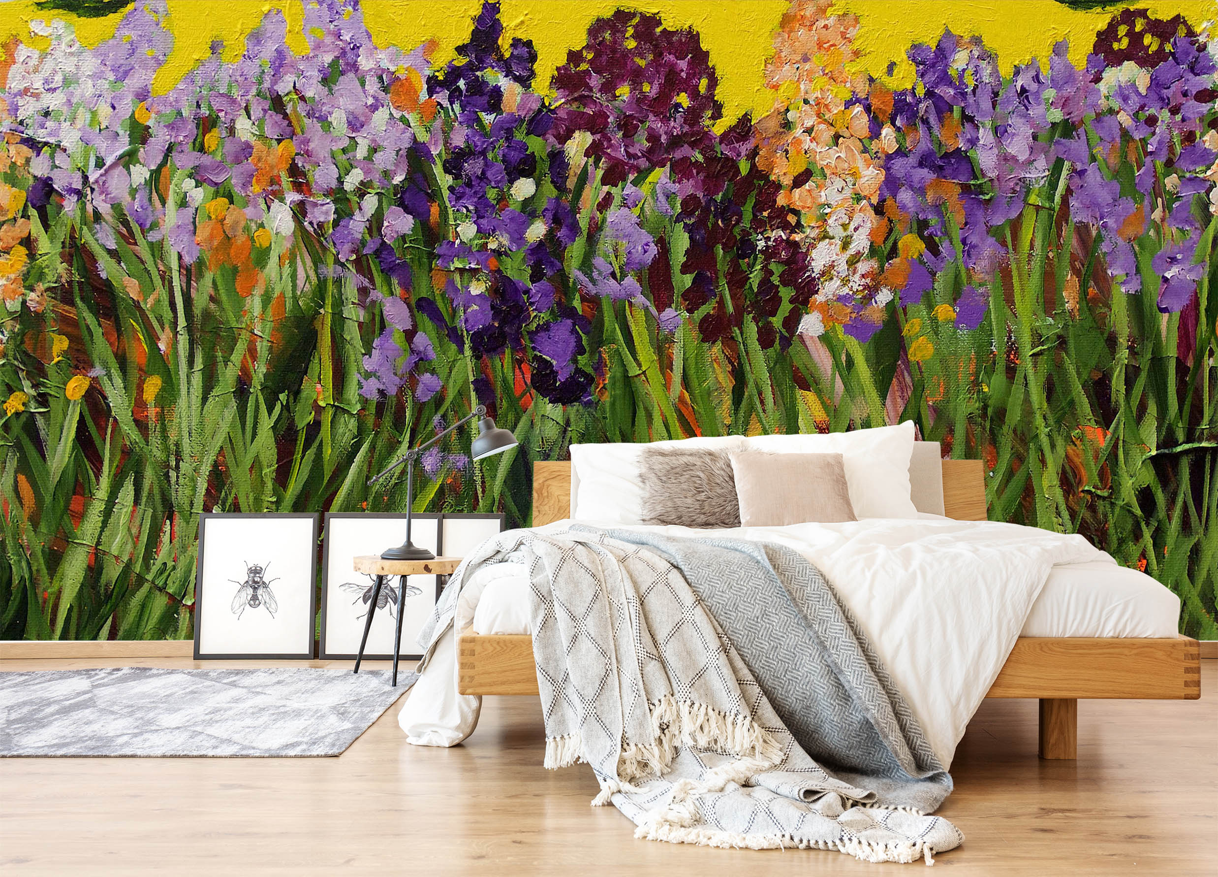 3D Purple Lavender 237 Allan P. Friedlander Wall Mural Wall Murals