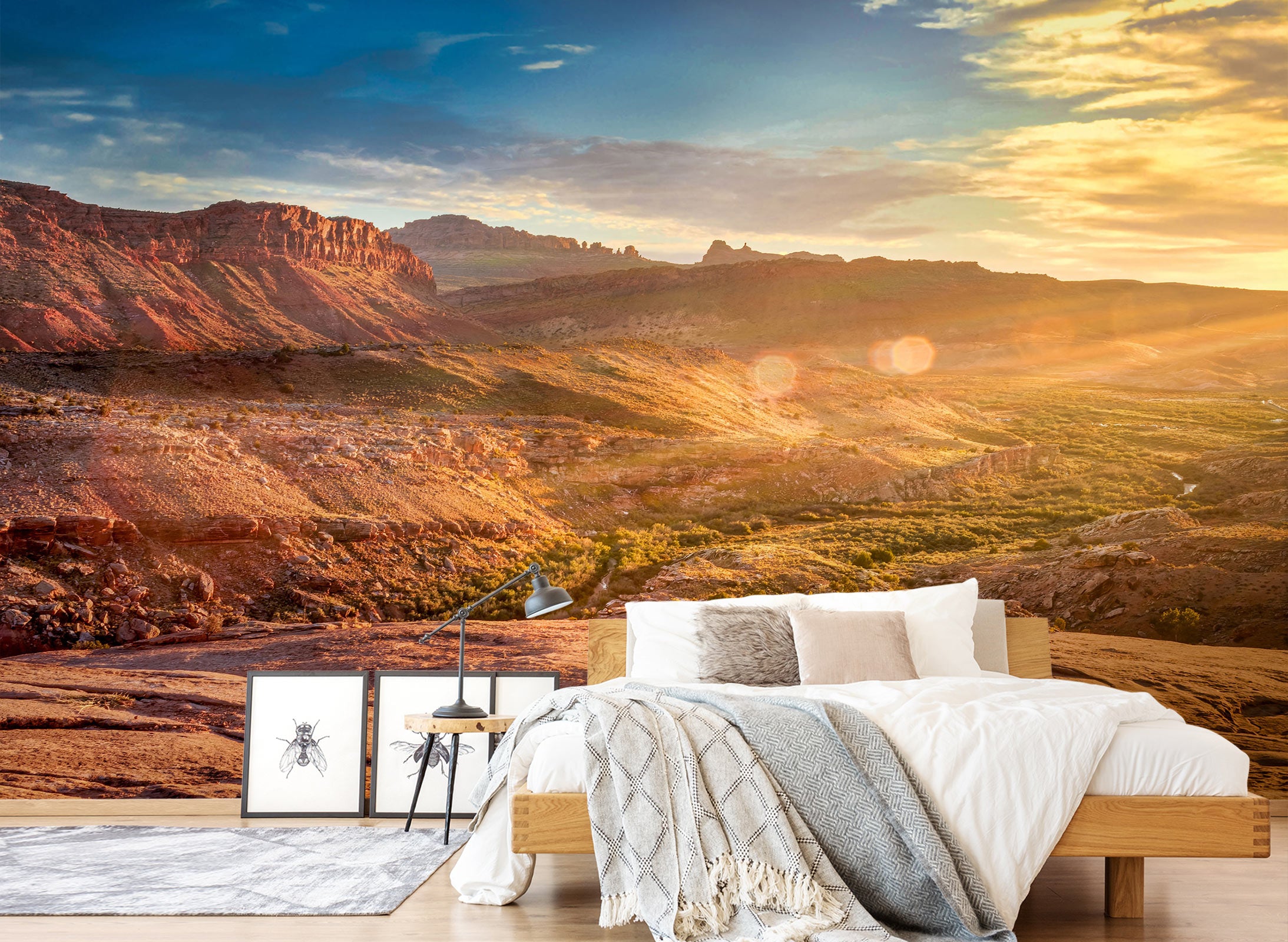 3D Mountain Cloud 5204 Beth Sheridan Wall Mural Wall Murals