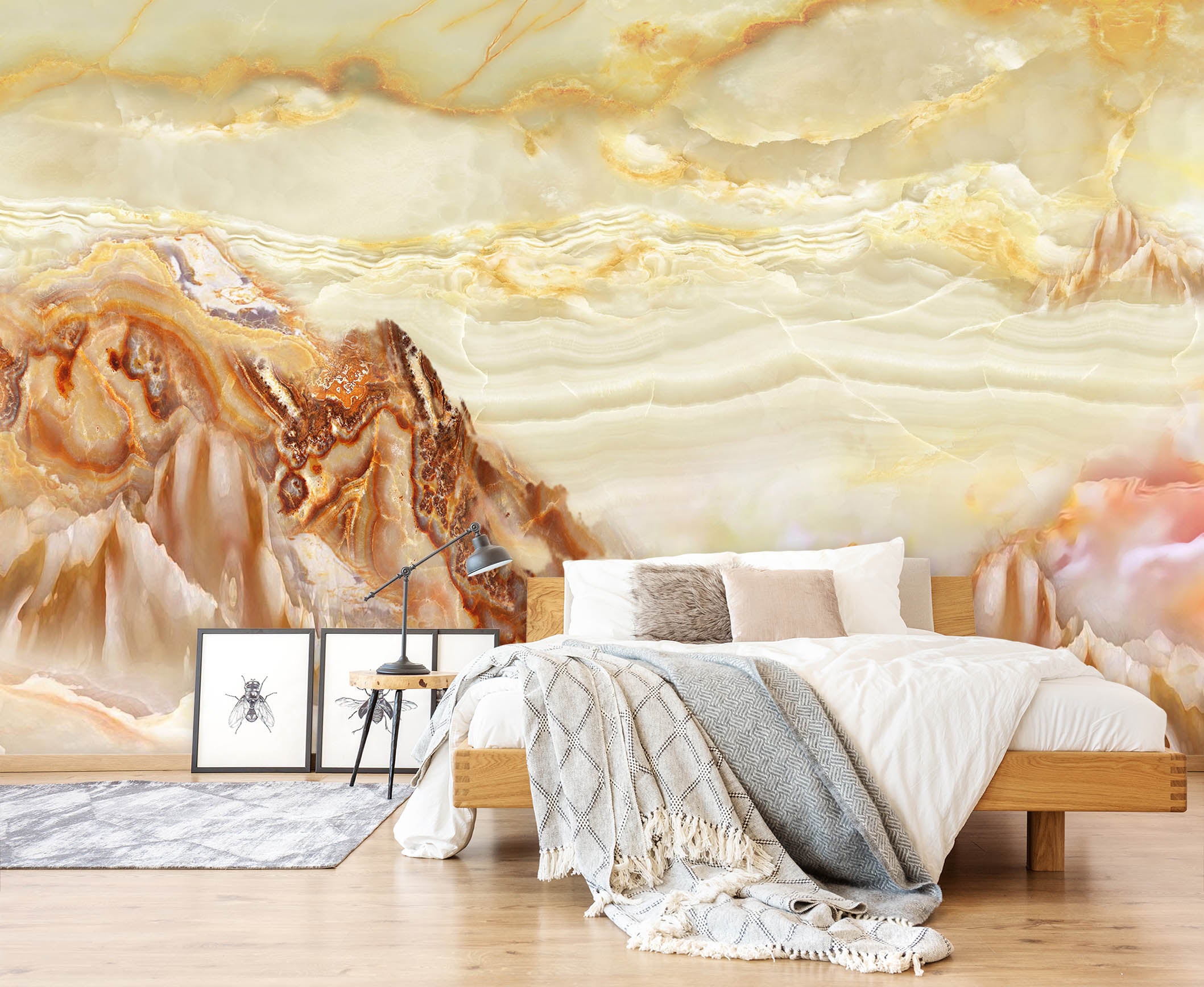 3D Alpine Clouds 1502 Wall Murals