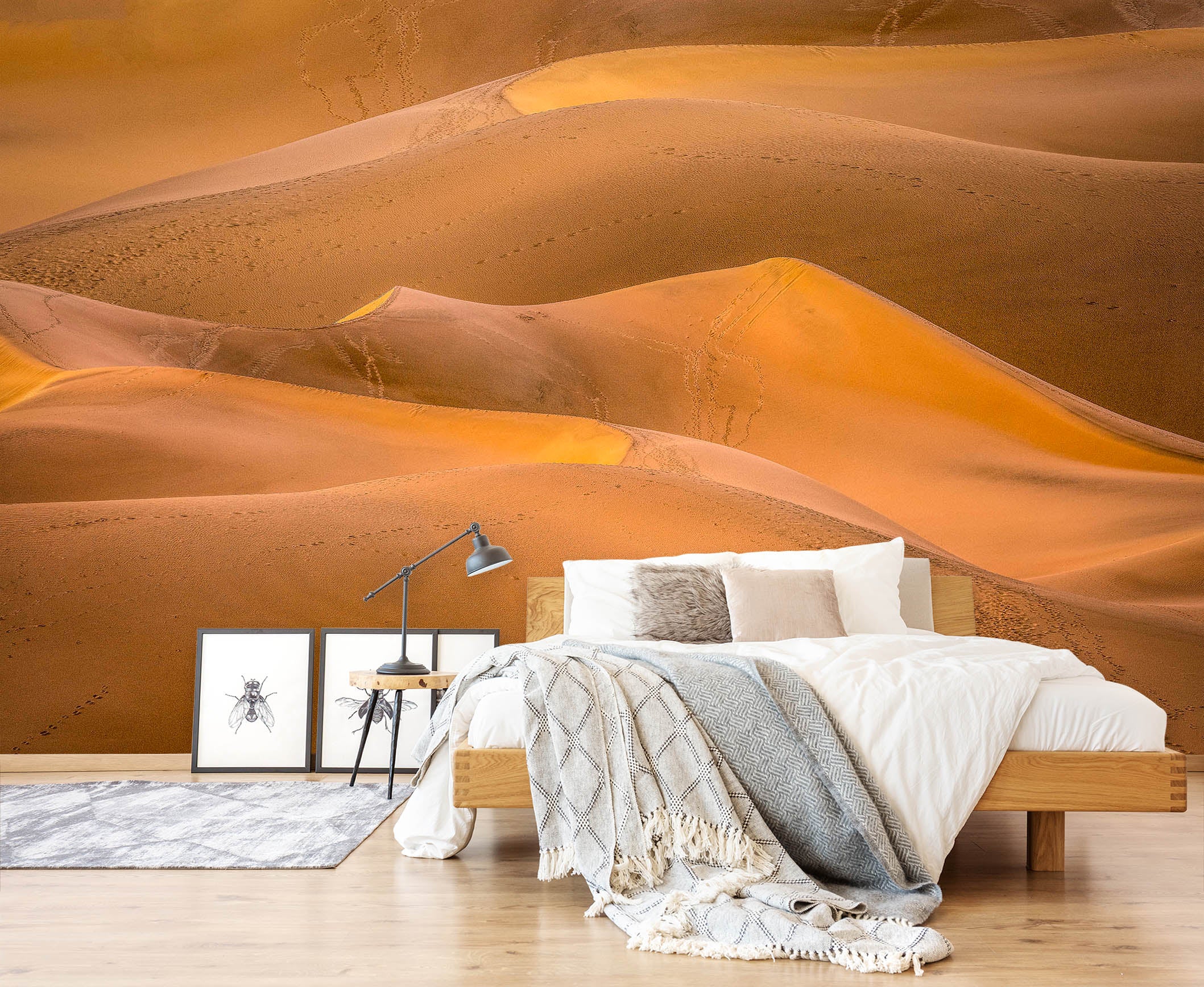 3D Yellow Desert 1405 Marco Carmassi Wall Mural Wall Murals