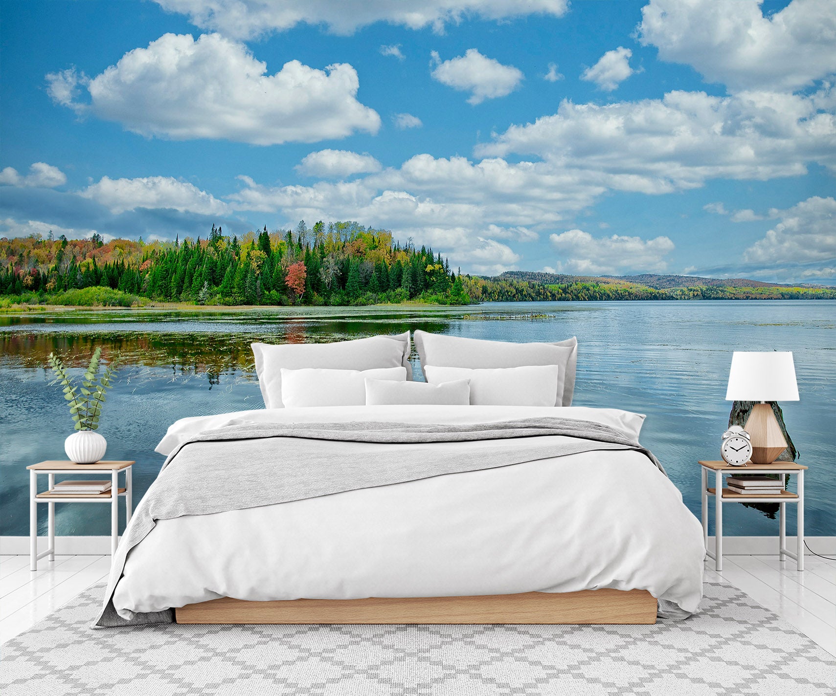 3D Lake Water 61159 Kathy Barefield Wall Mural Wall Murals