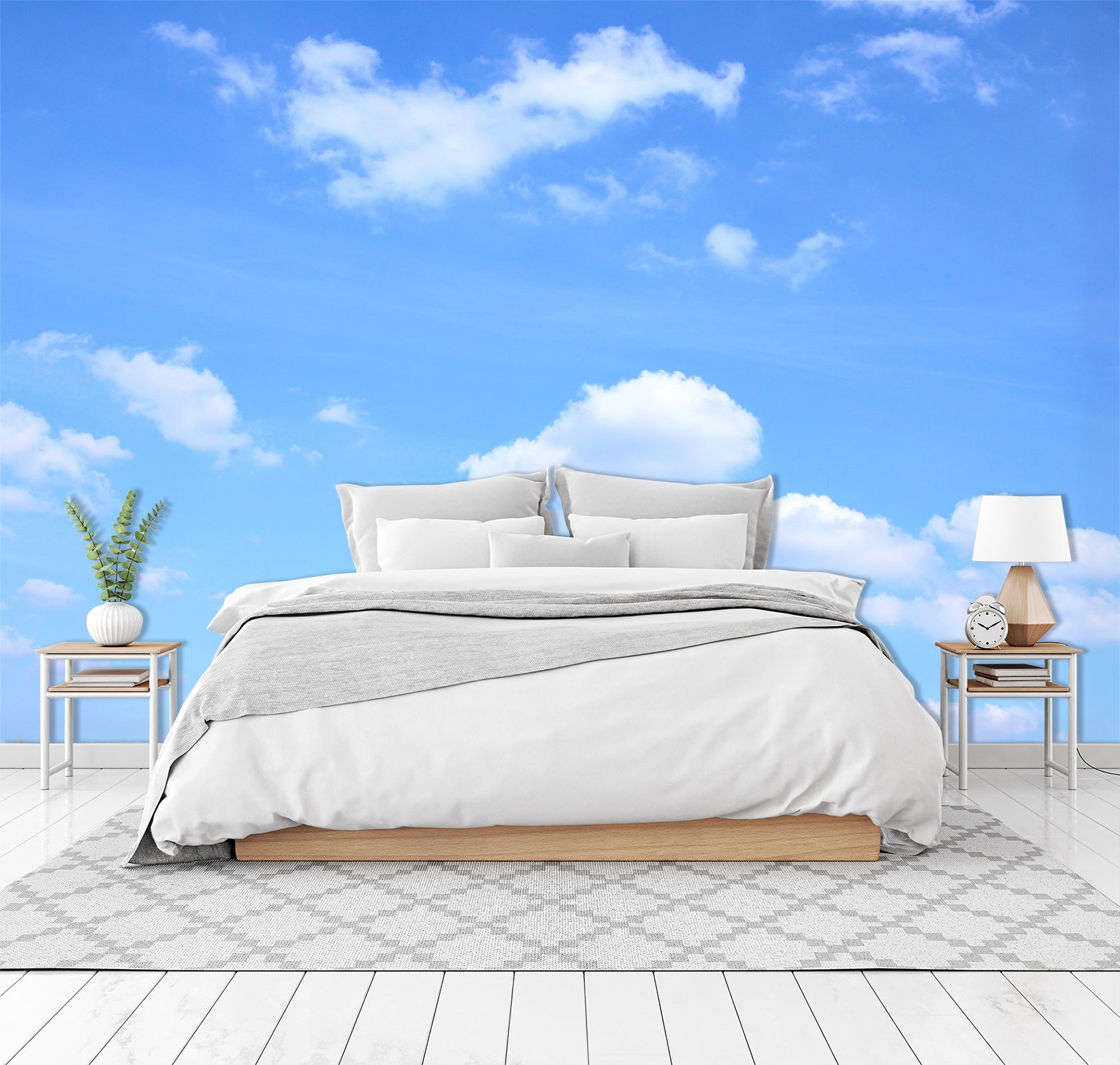 3D Blue Sky 1618 Wall Murals