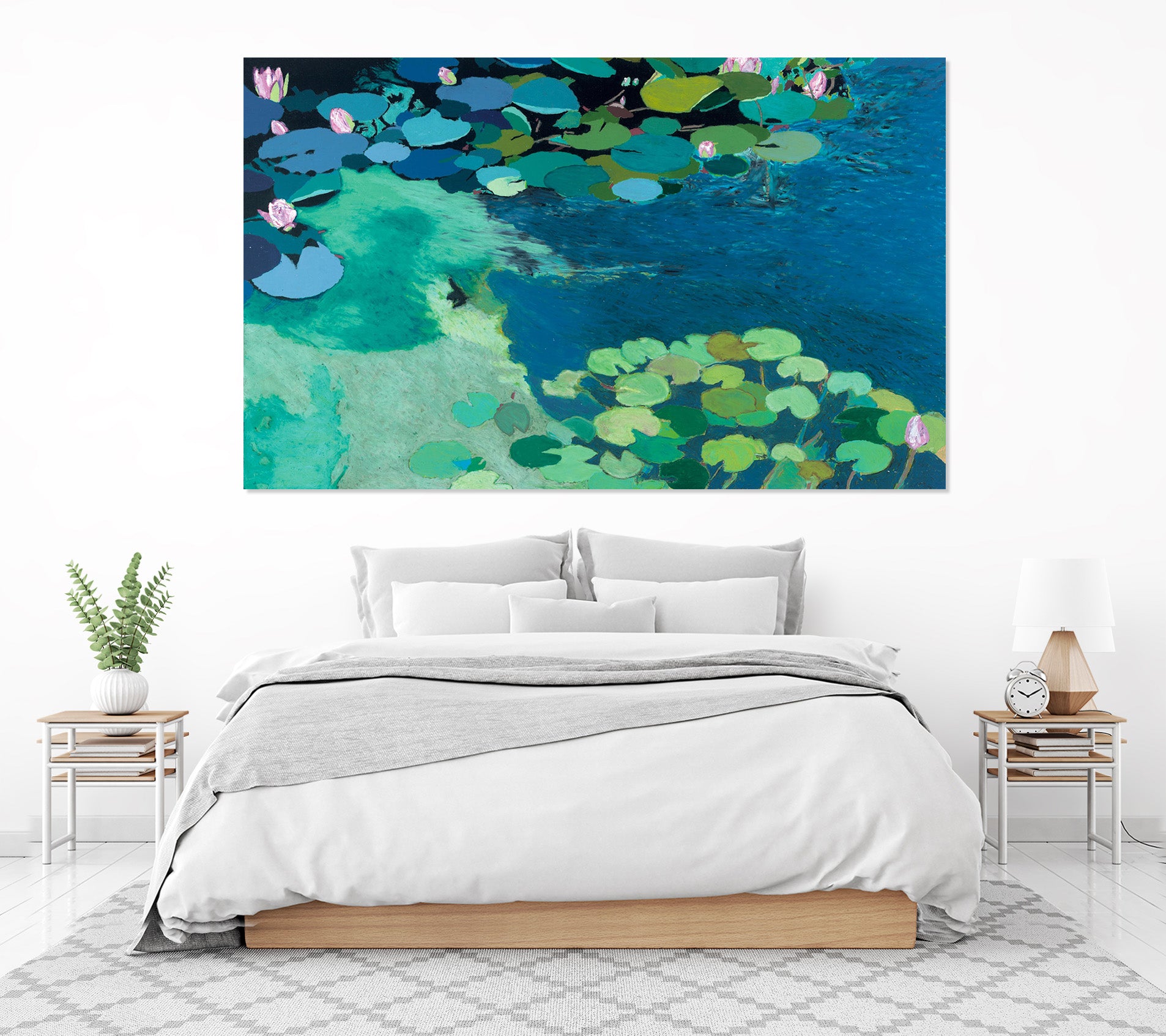 3D Lotus Pond 227 Allan P. Friedlander Wall Sticker